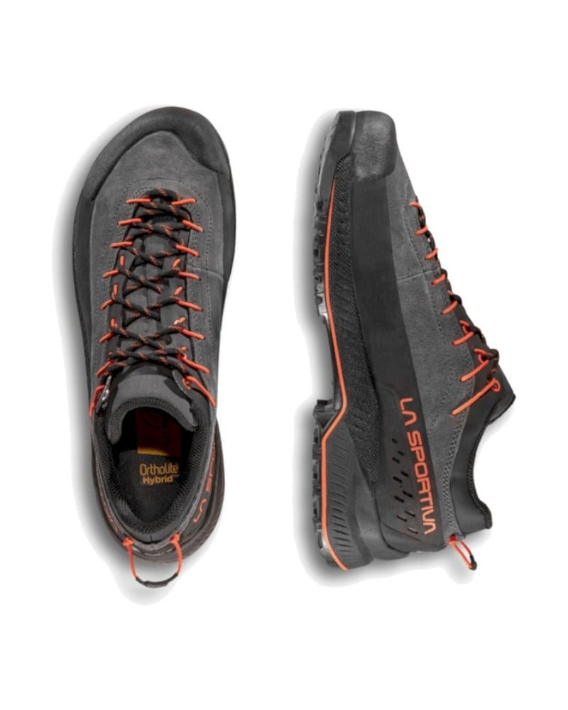 La Sportiva TX 4 Evo (Zustieg, Wildleder) carbongrau/rot Herren Wanderschuh