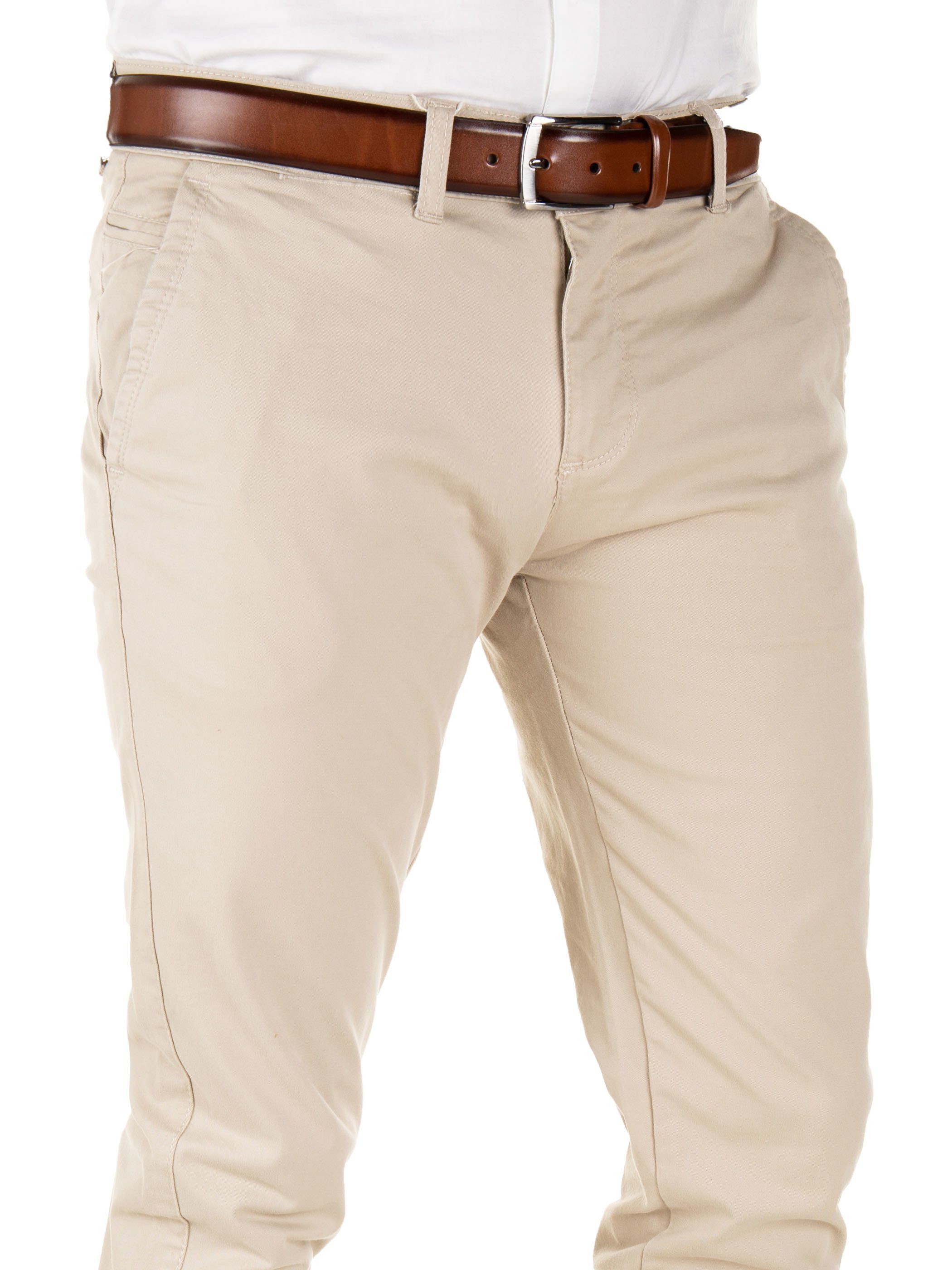 Yazubi Chinohose Modische Chino Hose Dustin von YAZUBI mit Gürtel bequeme Chinohose mit Gürtel