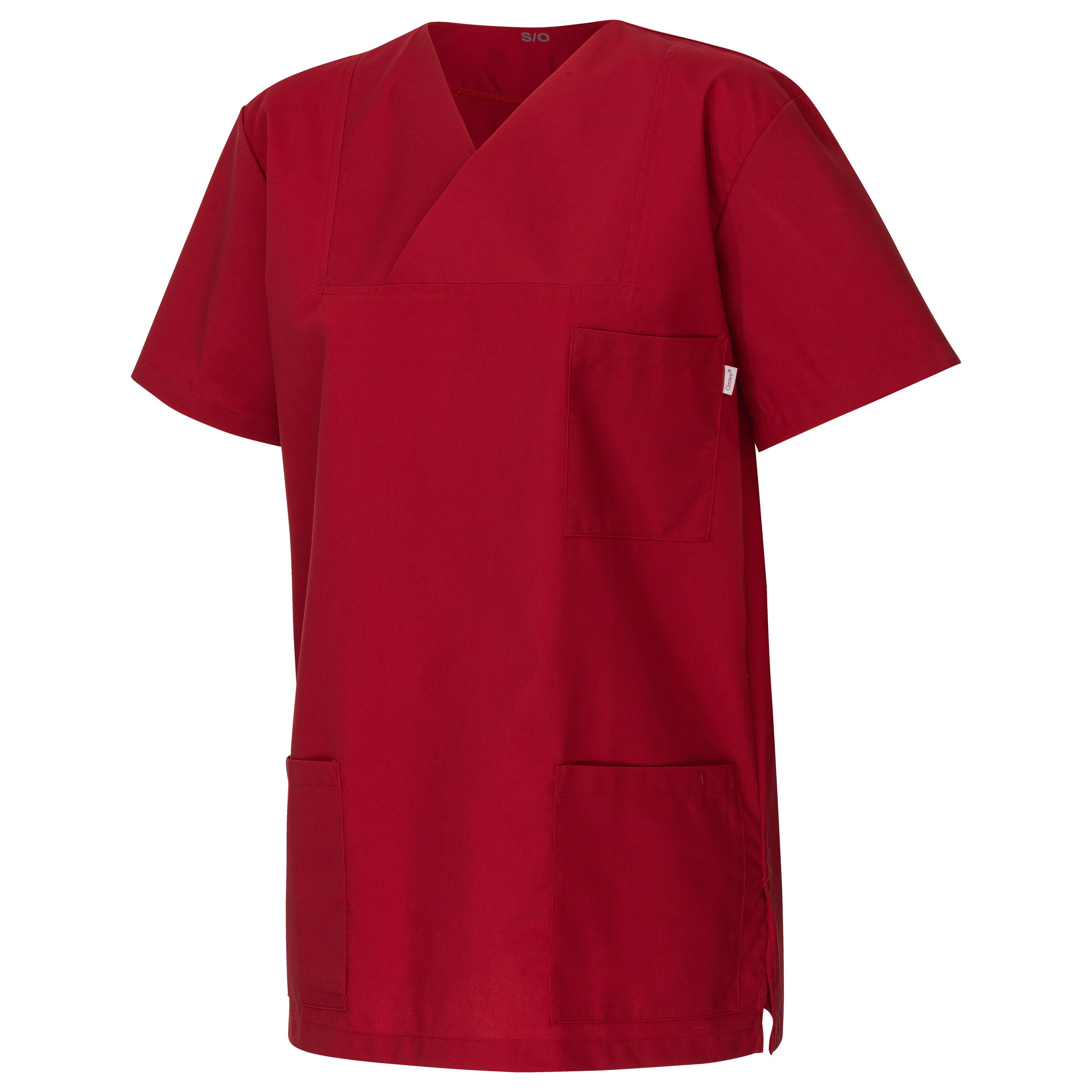 Clinotest Funktionsbluse Kasack für Damen & Herren – kochfest - 50% Baumwolle/50% Polyester