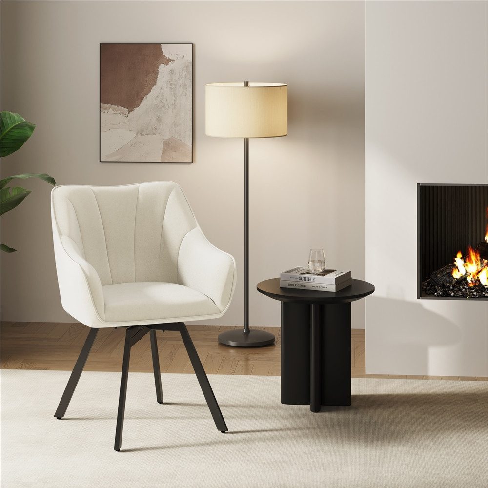 Yaheetech Esszimmerstuhl Polsterstuhl drehbar (1 St), Küchenstuhl mit Armle günstig online kaufen