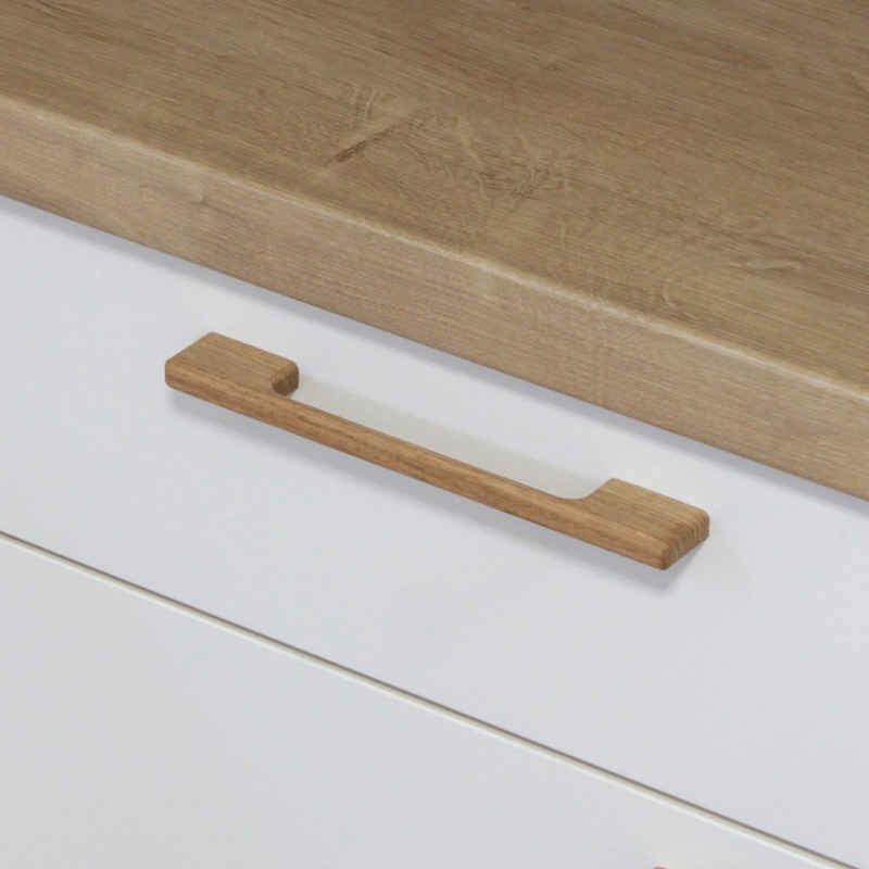 ekengriep Мебліgriff 269, Holzgriff aus Eiche für Küche, IKEA Schrank, Schubladen usw.