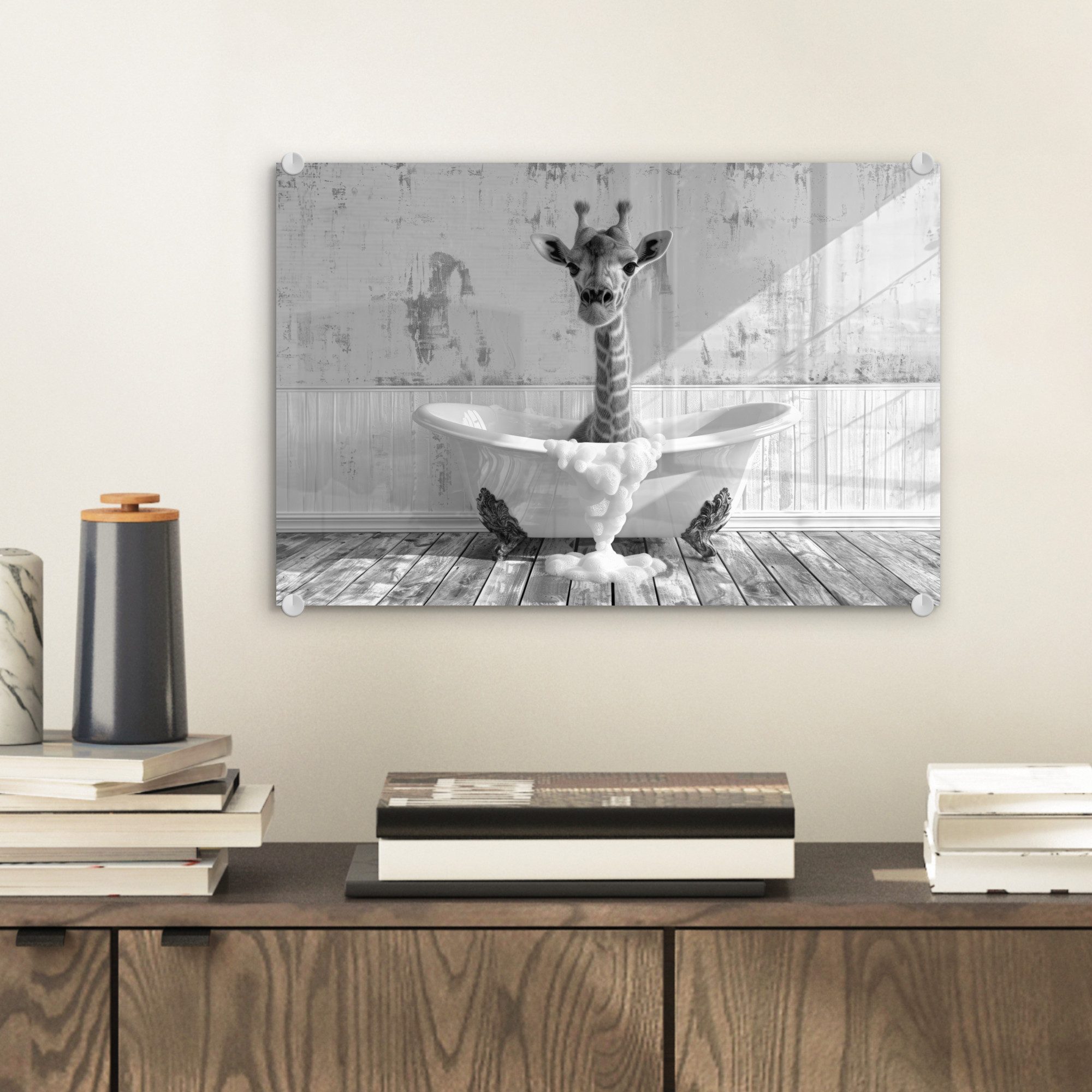 MuchoWow Acrylglasbild Giraffe - Tier - günstig online kaufen