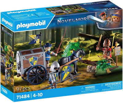 Playmobil® Konstruktions-Spielset Überfall auf Transportwagen (71484), Novelmore, (97 St), Made in Europe