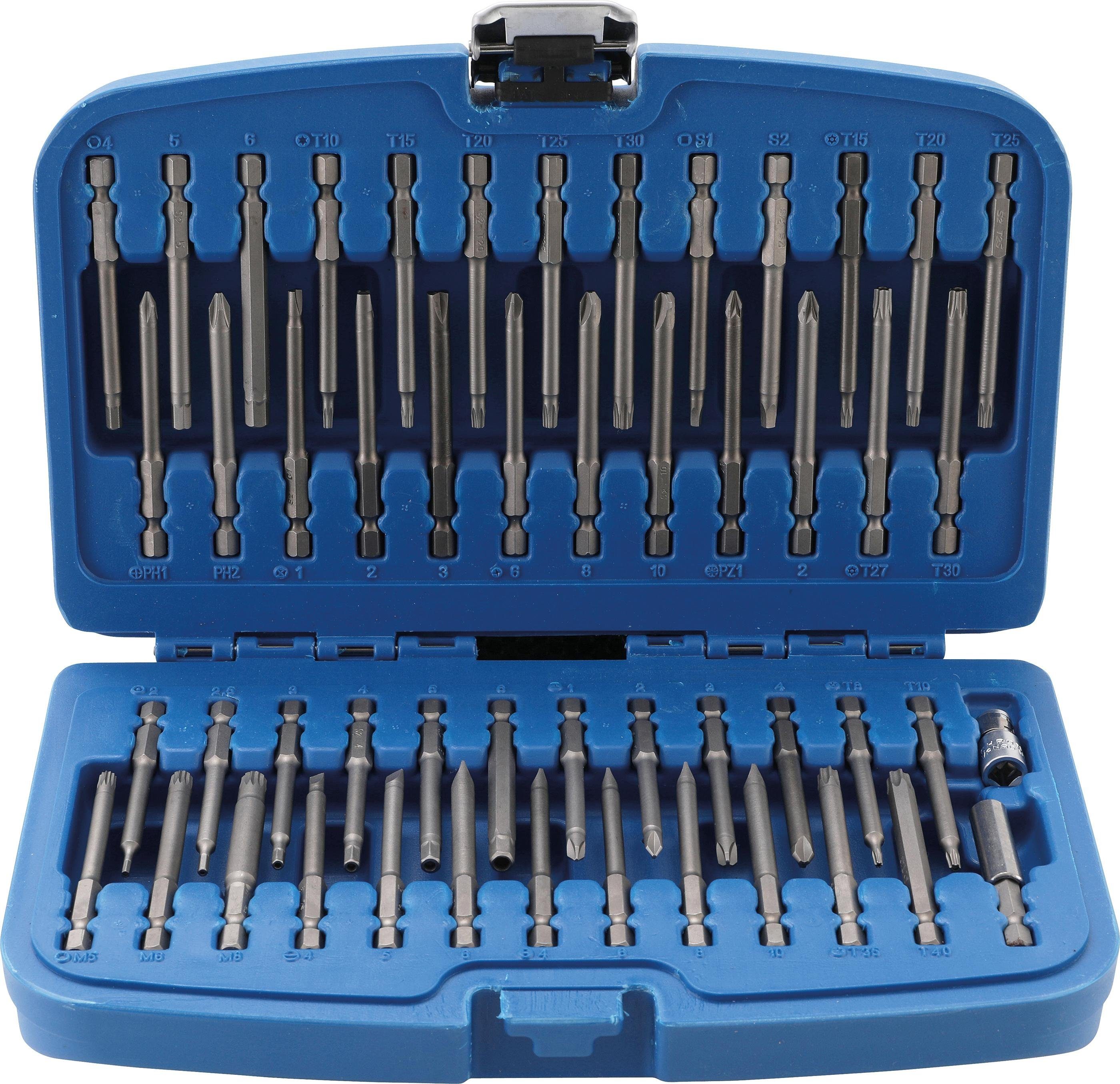 BGS technic Bit-Set Sicherheitsschrauben-Bit-Satz, lang, 51-tlg. | Bits