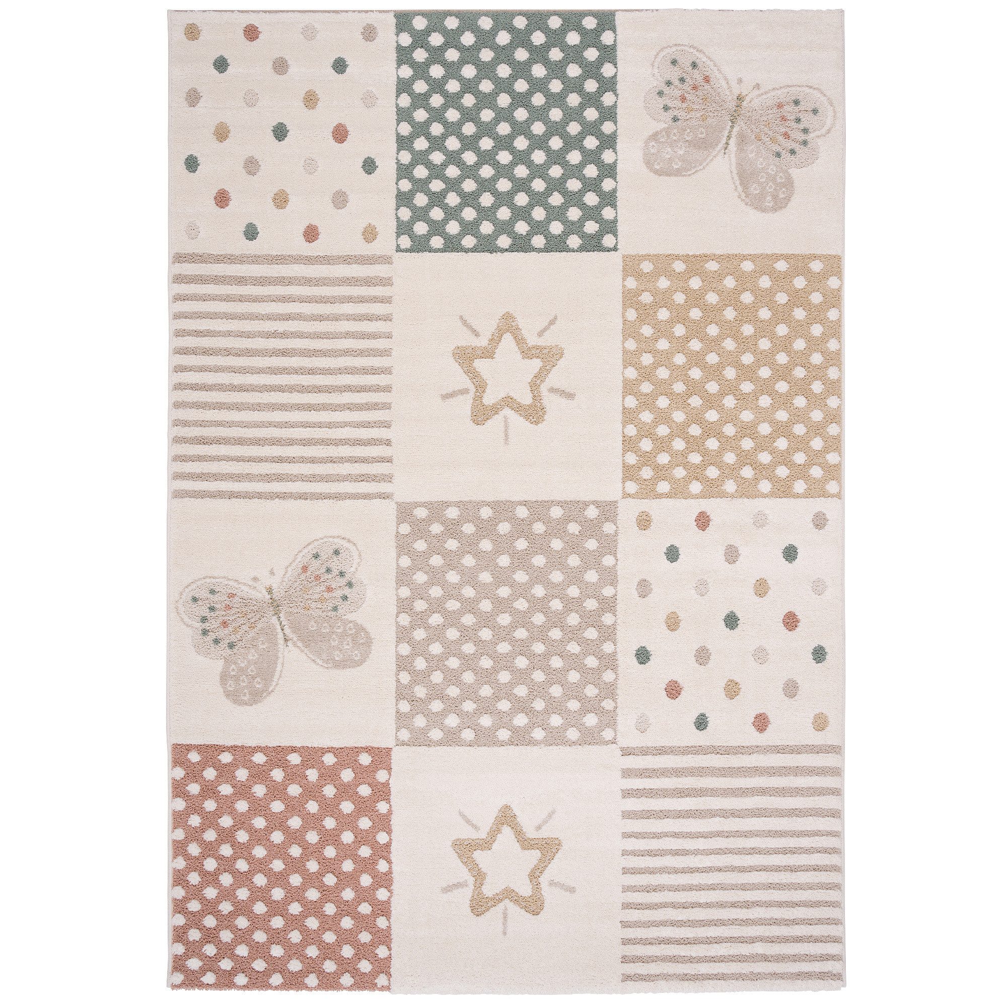 Pergamon Kinderteppich Kinder Teppich Happy Kids, Rechteckig, Höhe: 11 mm günstig online kaufen