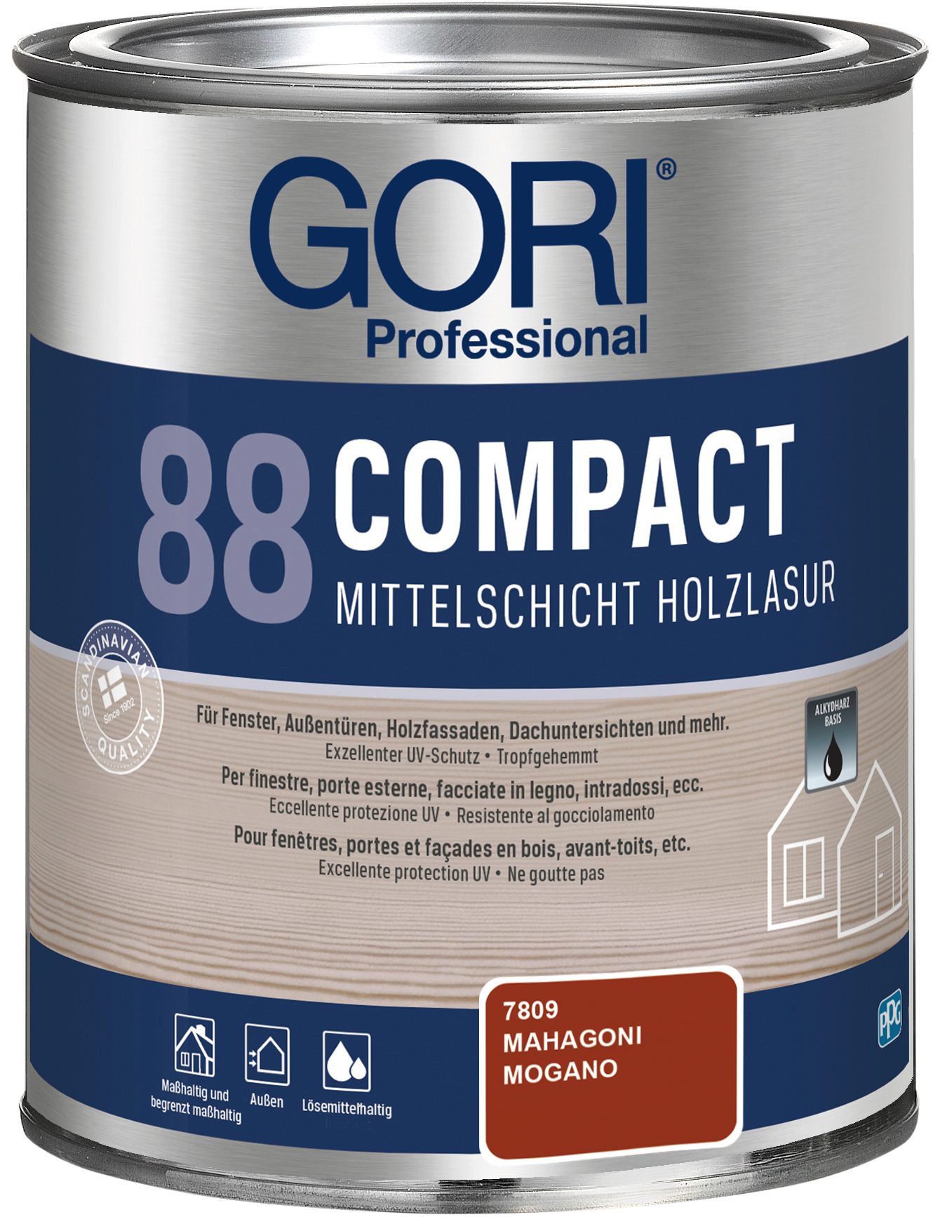 GORI Holzschutzlasur GORI 88, Compact-Lasur