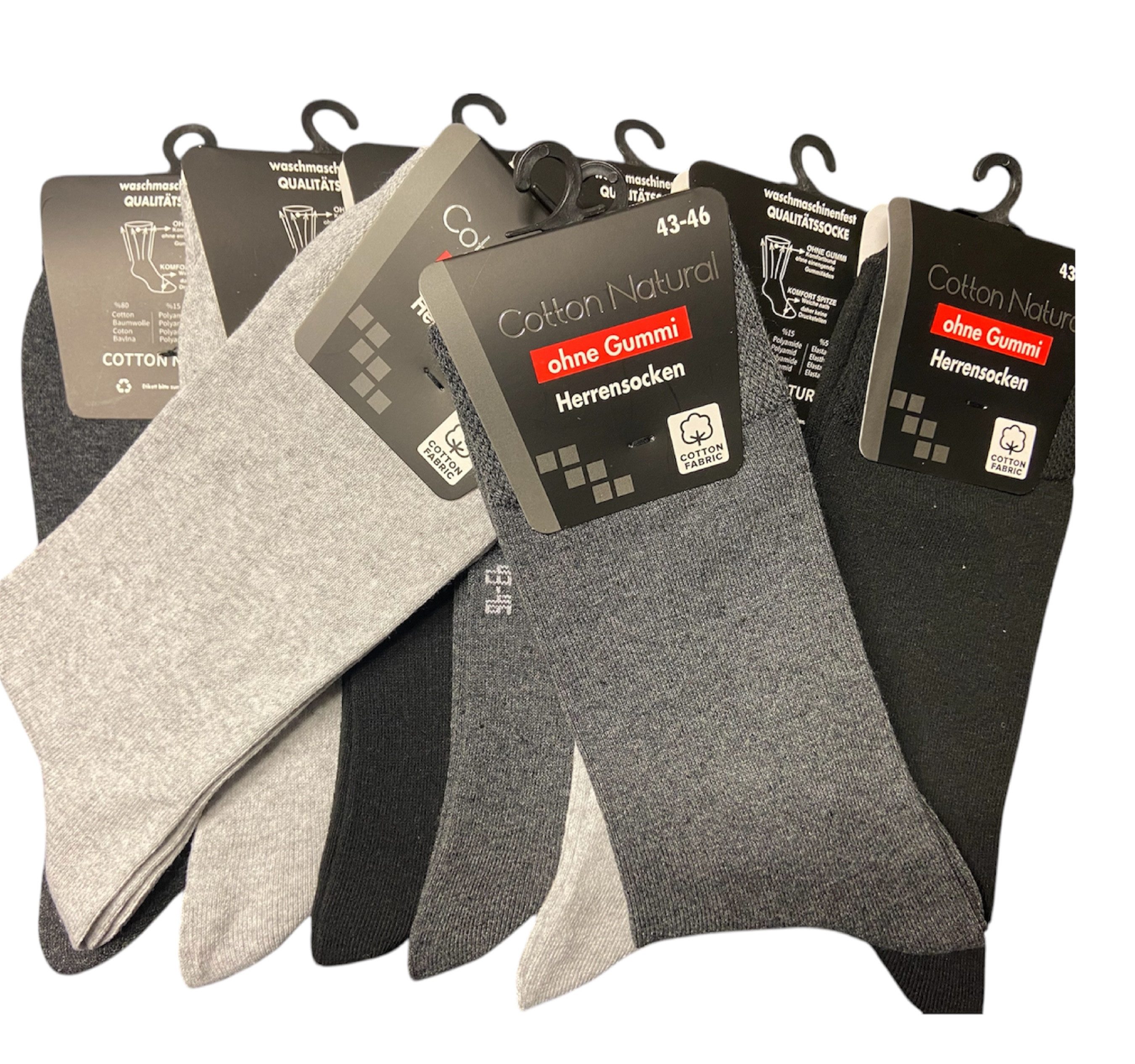 DDOnlineShop Businesssocken 10 Paar Herren & Damen Business Socken Baumwolle (Spar-Set, 10-Paar) Premium Qualität A1005