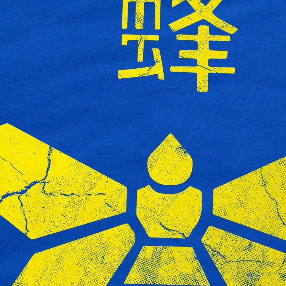 style3 Print-Shirt Herren T-Shirt walter Moth chemie bad blau Chemical Golden biene breaking heisenberg