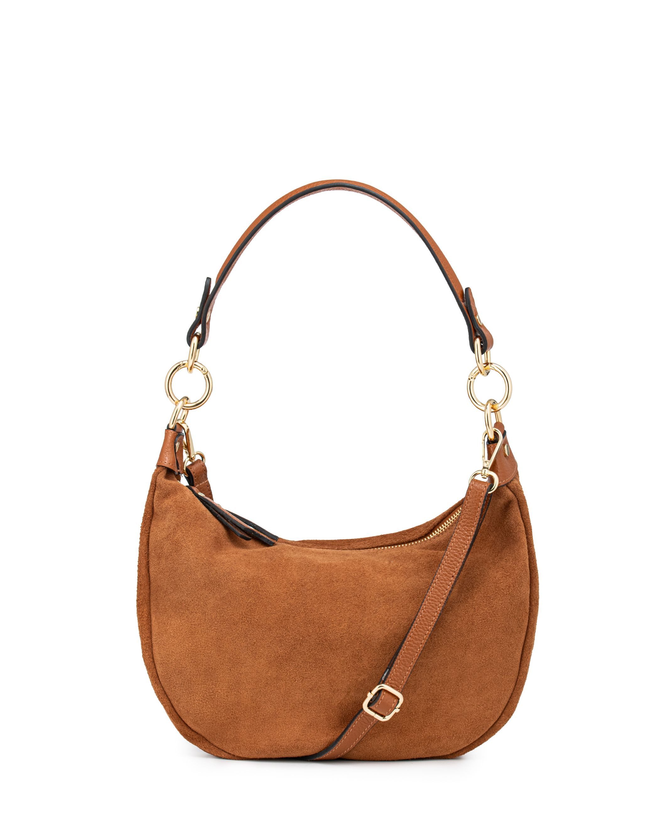 Caspar Schultertasche Leder Hobo Bag edle Damen Handtasche - PREMIUM LINE - günstig online kaufen