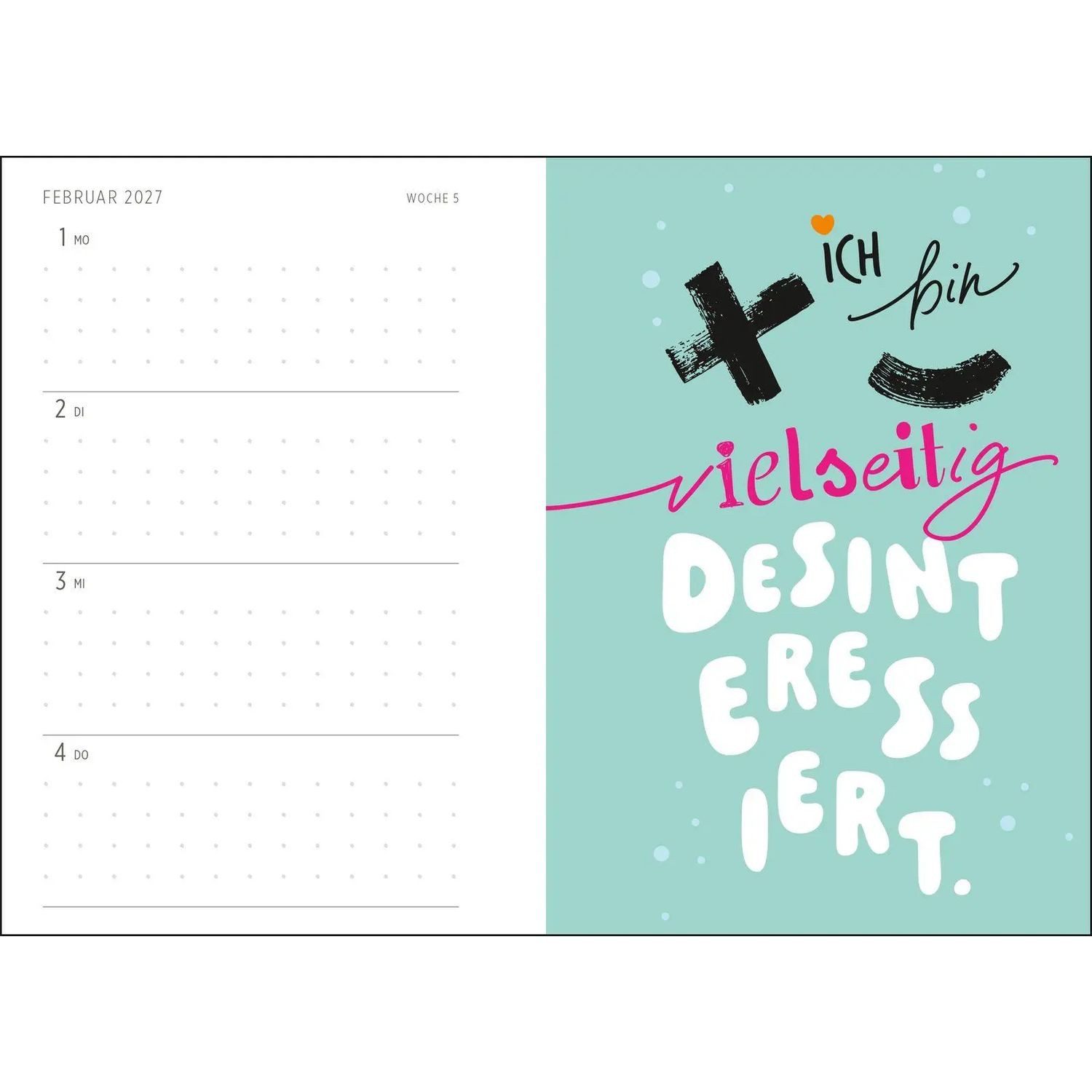groh Verlag Taschenkalender Buchkalender 2027: An diesem Tag ist etwas faul. Wahrscheinlich ich...
