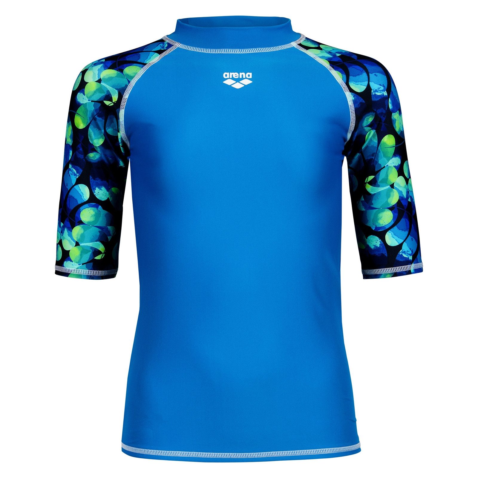 Arena Strandshirt Rash Vest S/S Allover mit Muster am Ärmel
