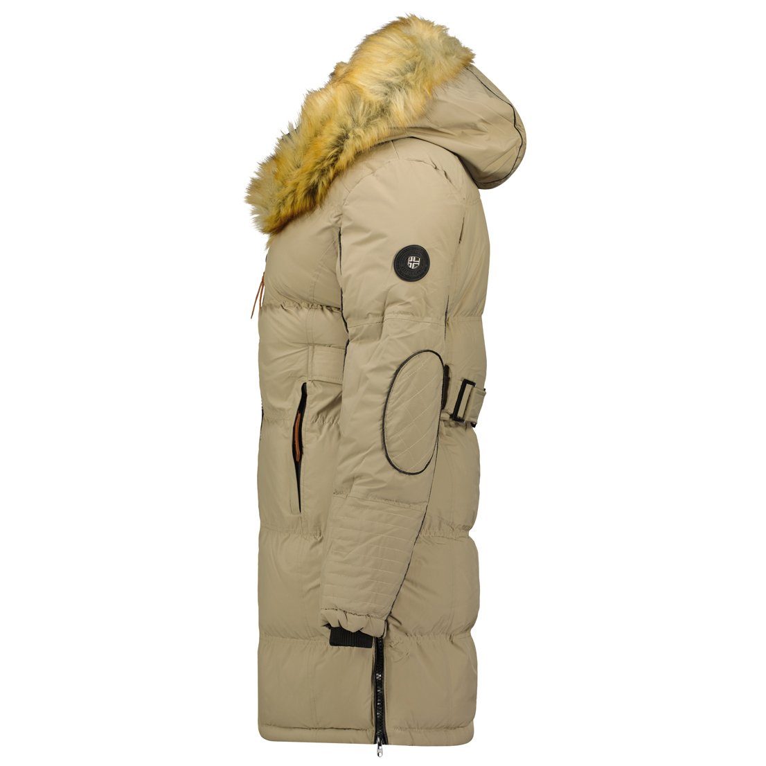 Geographical Norway Winterjacke Damen Outdoor Jacke G-Blustery by leyoley in Unifarbe, mit XXL-Kapuze