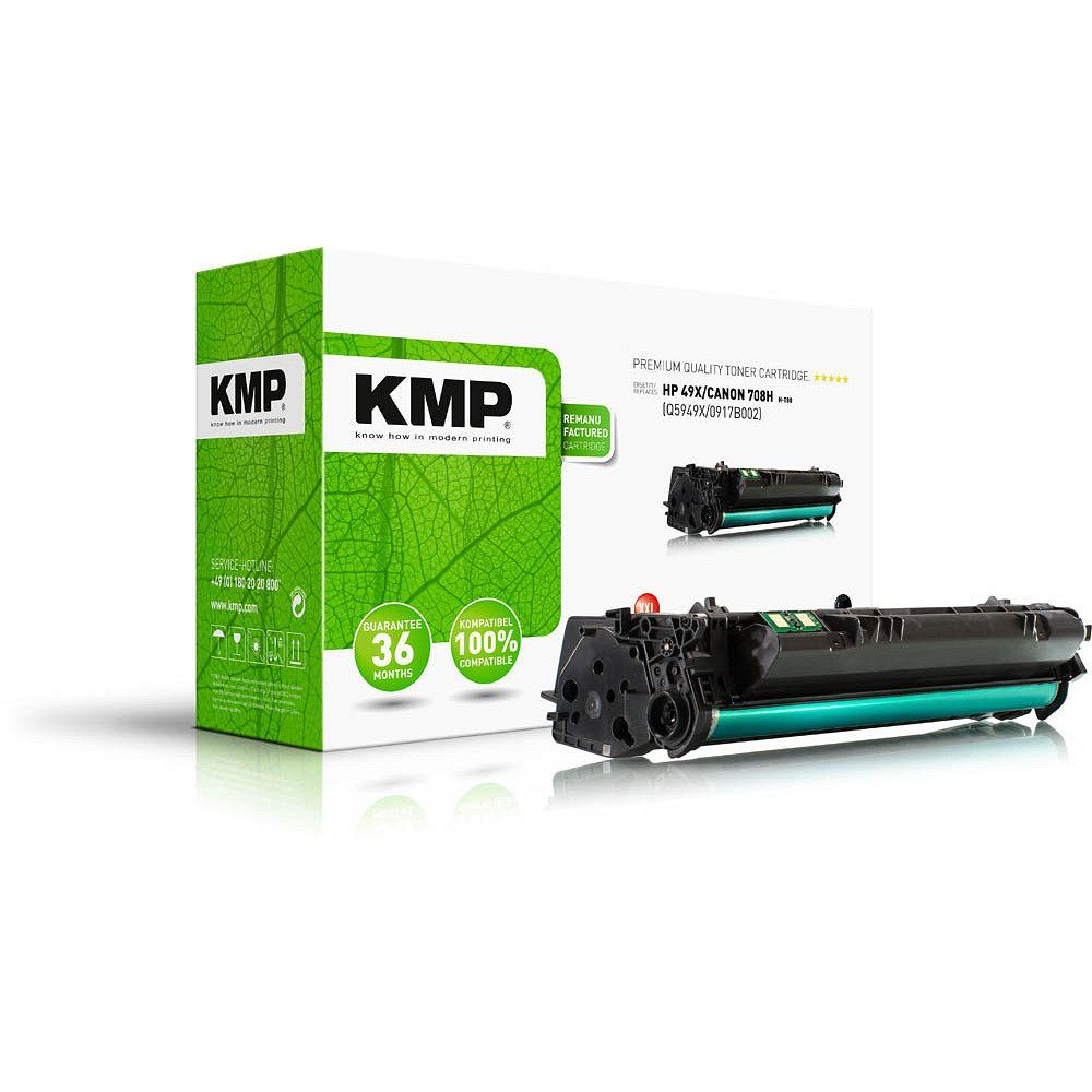 KMP Tonerkartusche 1 Toner H-T80 ERSETZT HP 49X - black, (1-St) | Tonerpatronen