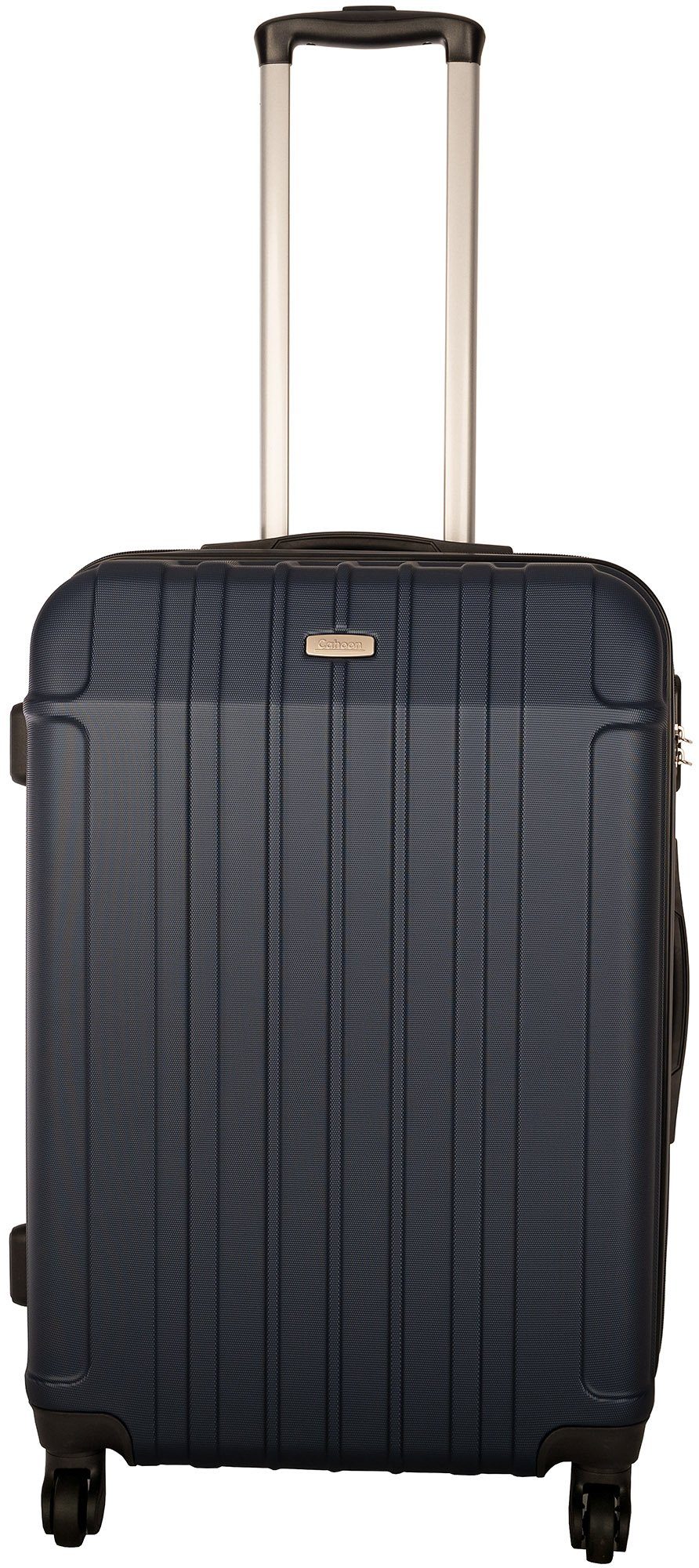 Cahoon Hartschalen-Trolley Koffer Trolley / 66 Liter / Reisekoffer Hartschale 4-Rollen, 4 Rollen deep-blue