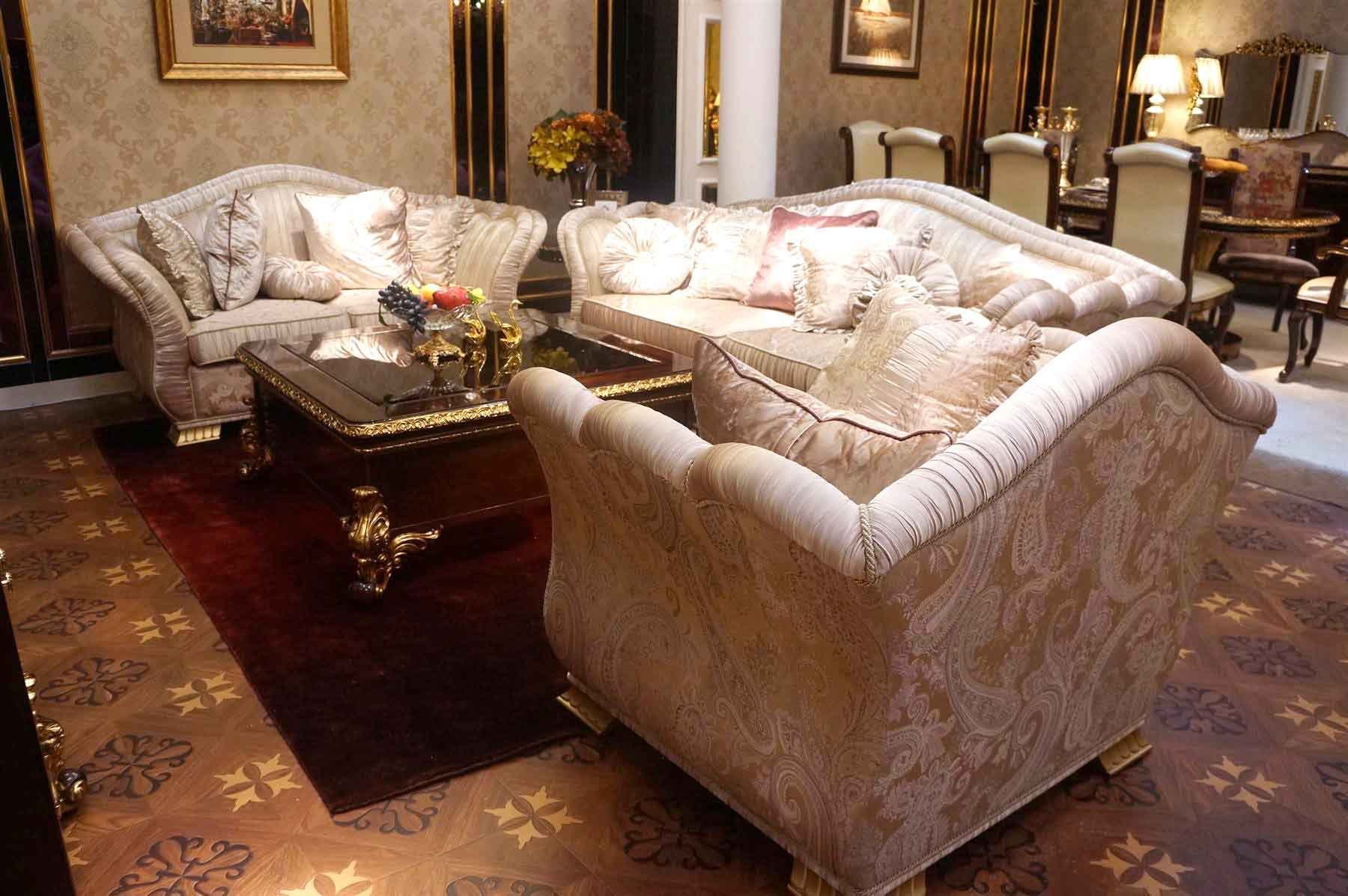 Königlicher Design Europe Neu, Sofa 3-Sitzer Klassischer in Sofa JVmoebel 3-er Made Couch