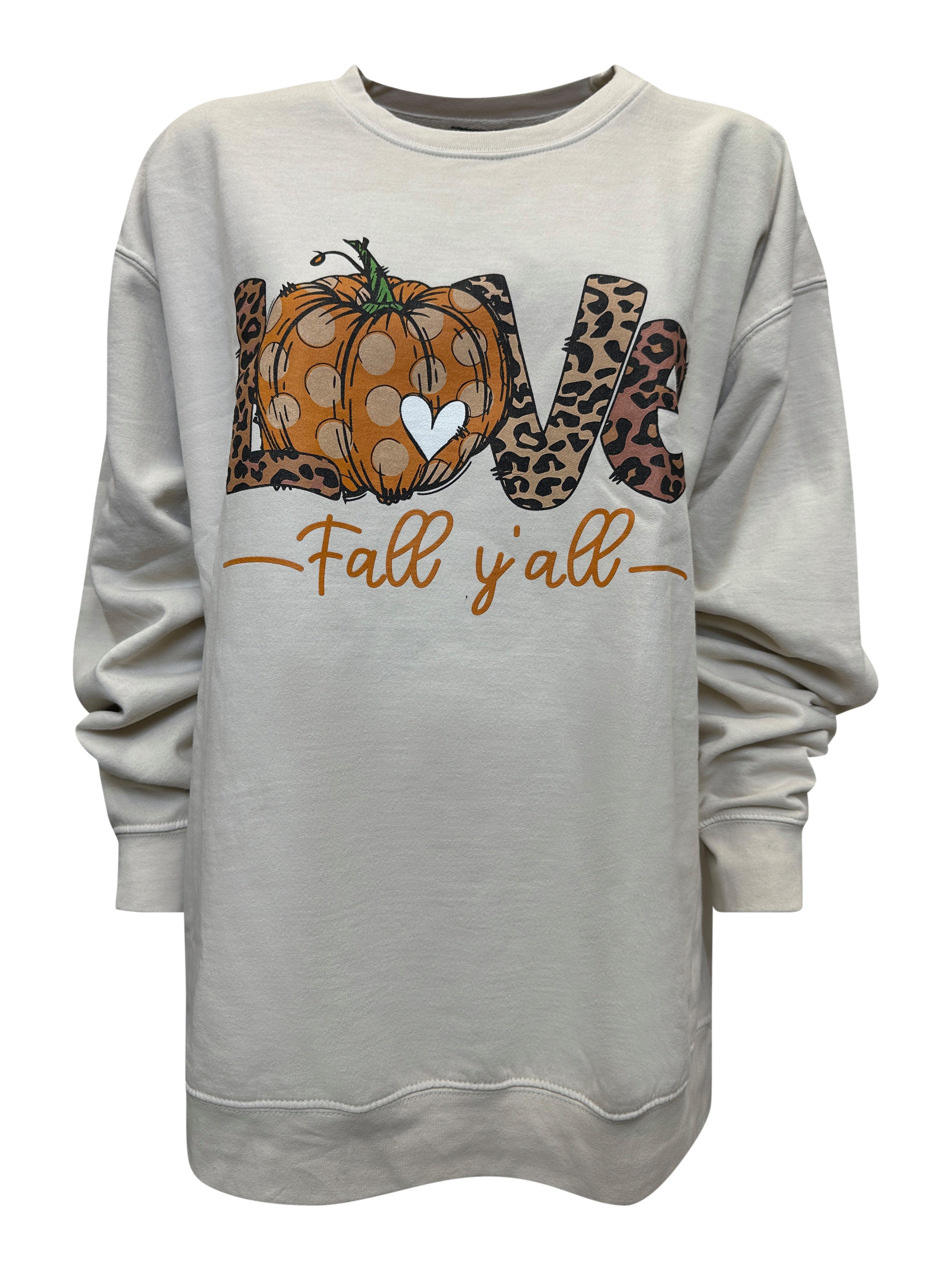 Worldclassca Sweatshirt Worldclassca Oversized Sweatshirt LOVE Print Langarm Pullover Neu