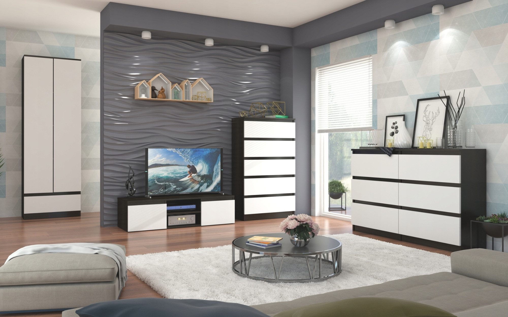 Home Collective Kleiderschrank mit 2 Türen, günstig online kaufen