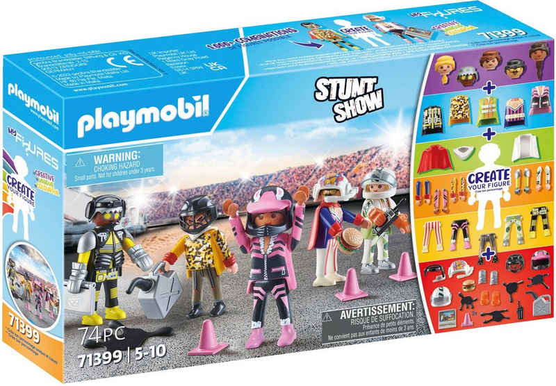 Playmobil® Konstruktions-Spielset Stuntshow (71399), My Figures, (74 St)