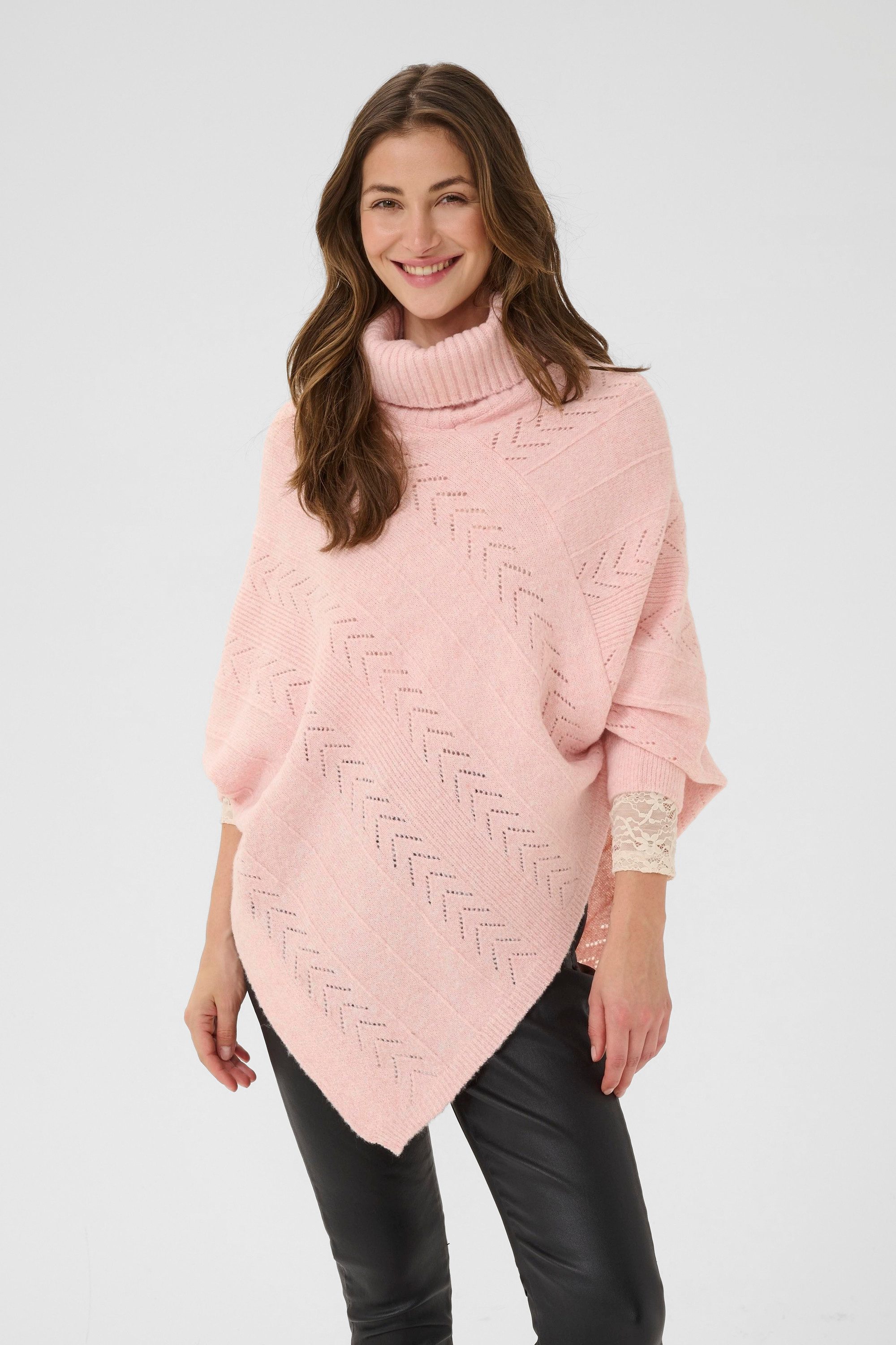 Cream Strickponcho Poncho CRHoliday