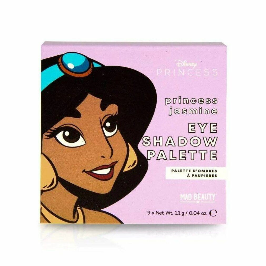 Mad Beauty Lidschatten Palette mit Lidschatten Princess Jasmine Mini (9 x 1,1 g)