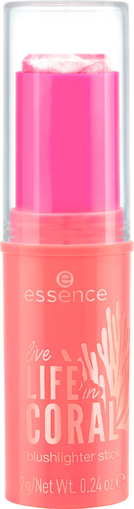 Essence Rouge live LIFE in CORAL blushlighter stick, 3-tlg., mit cremiger Textur