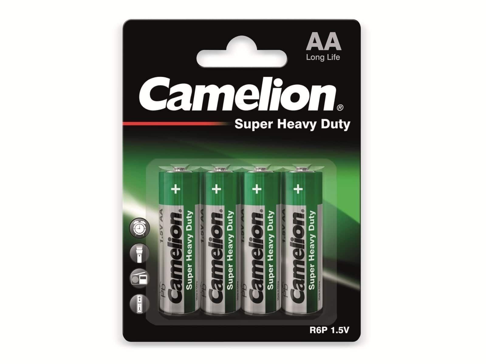 Camelion CAMELION Mignon-Batterie, Super Heavy Duty 4 Stück Batterie