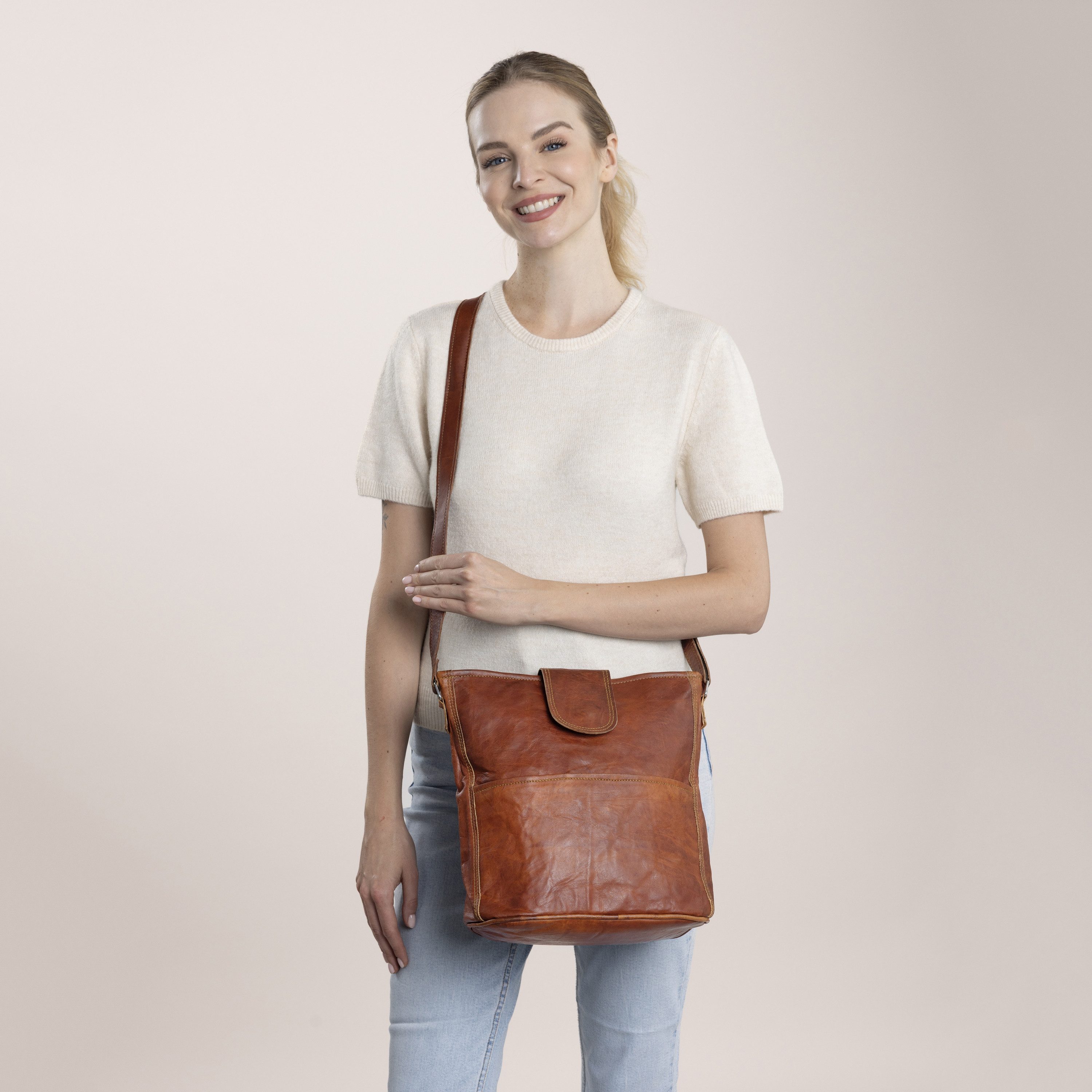 Gusti Leder Umhängetasche Gusti Leder Umhängetasche Jacqueline (1-tlg) günstig online kaufen