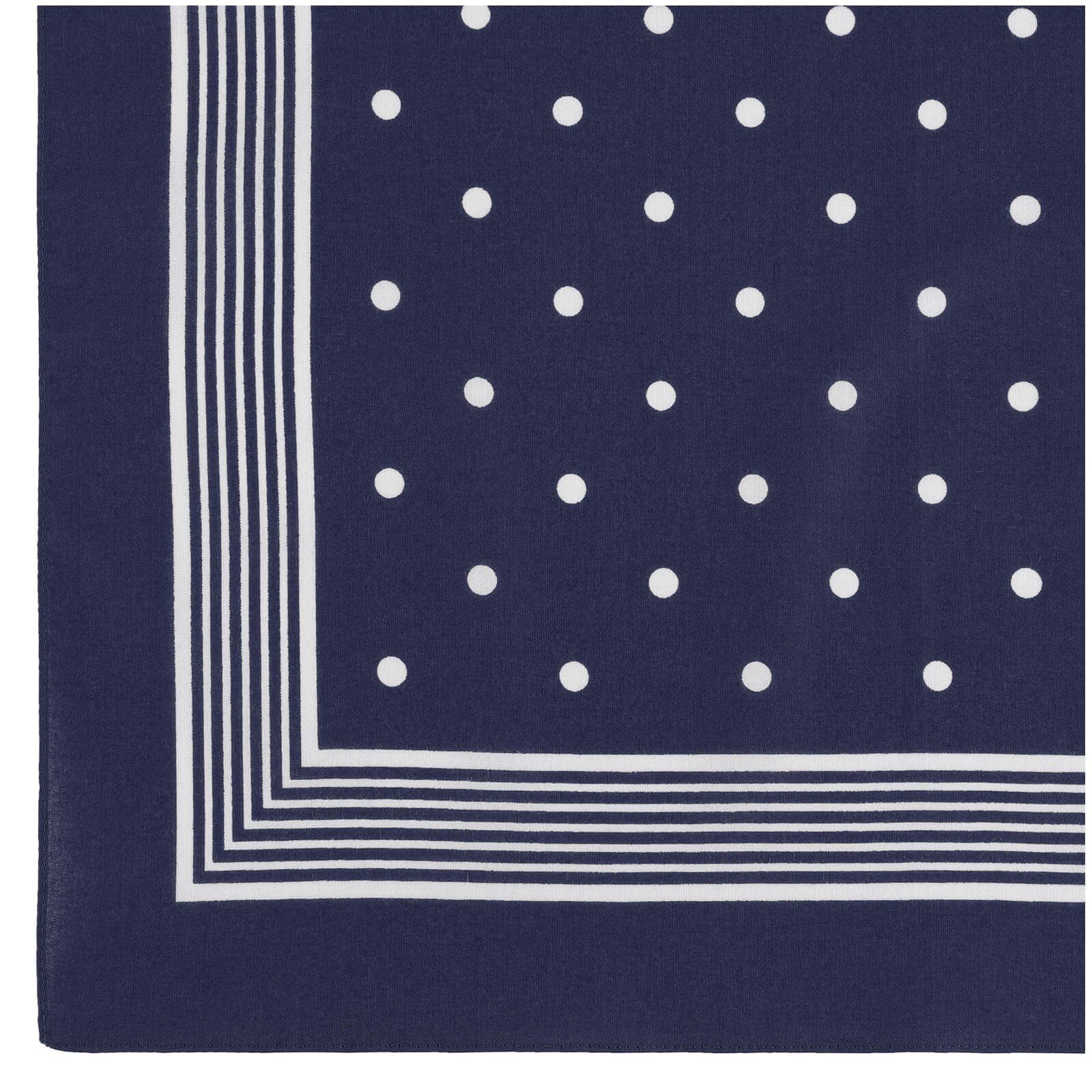 modAS Modetuch, Vierecktuch Bandana Kopftuch aus in verschiedenen Baumwolle Punkte (70) Blau Designs mit ca. 54x54 und cm- Farben Tuch
