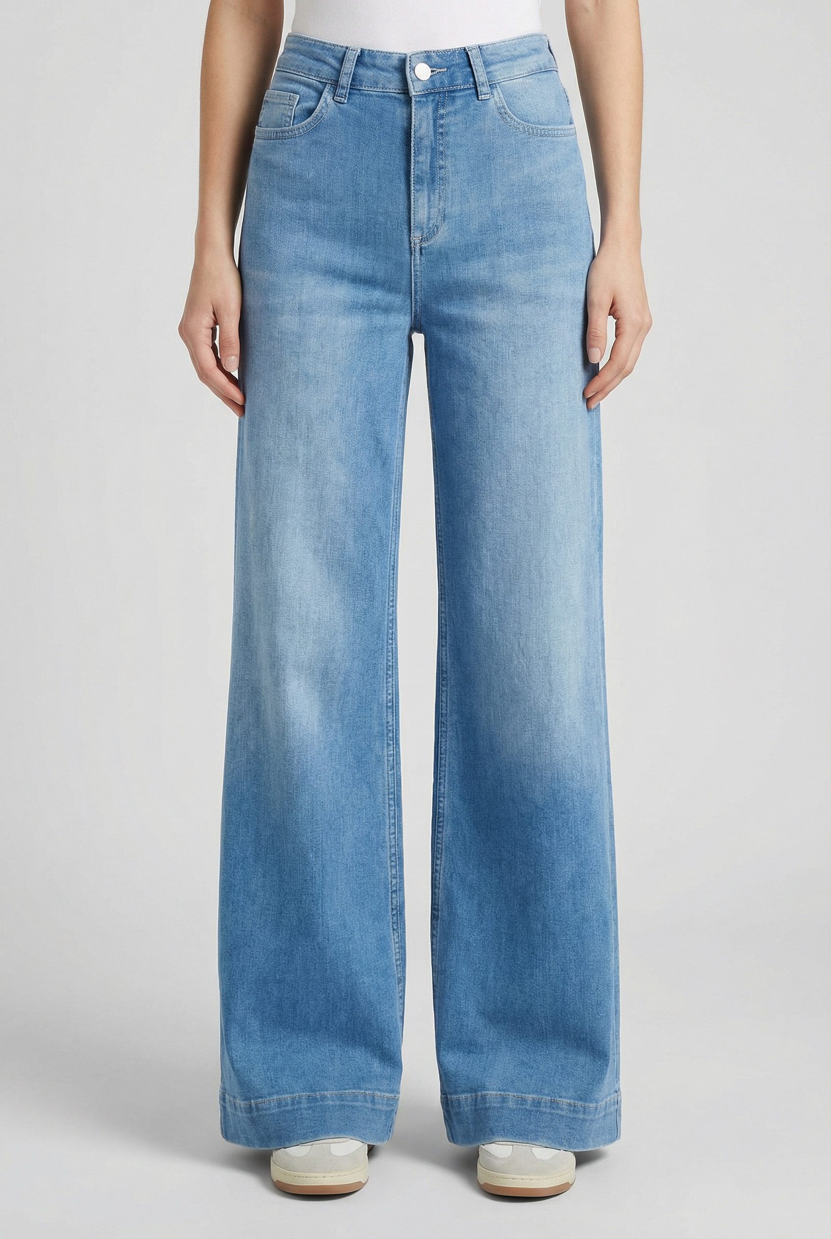 RICHROYAL Weite Jeans Marlene-Form