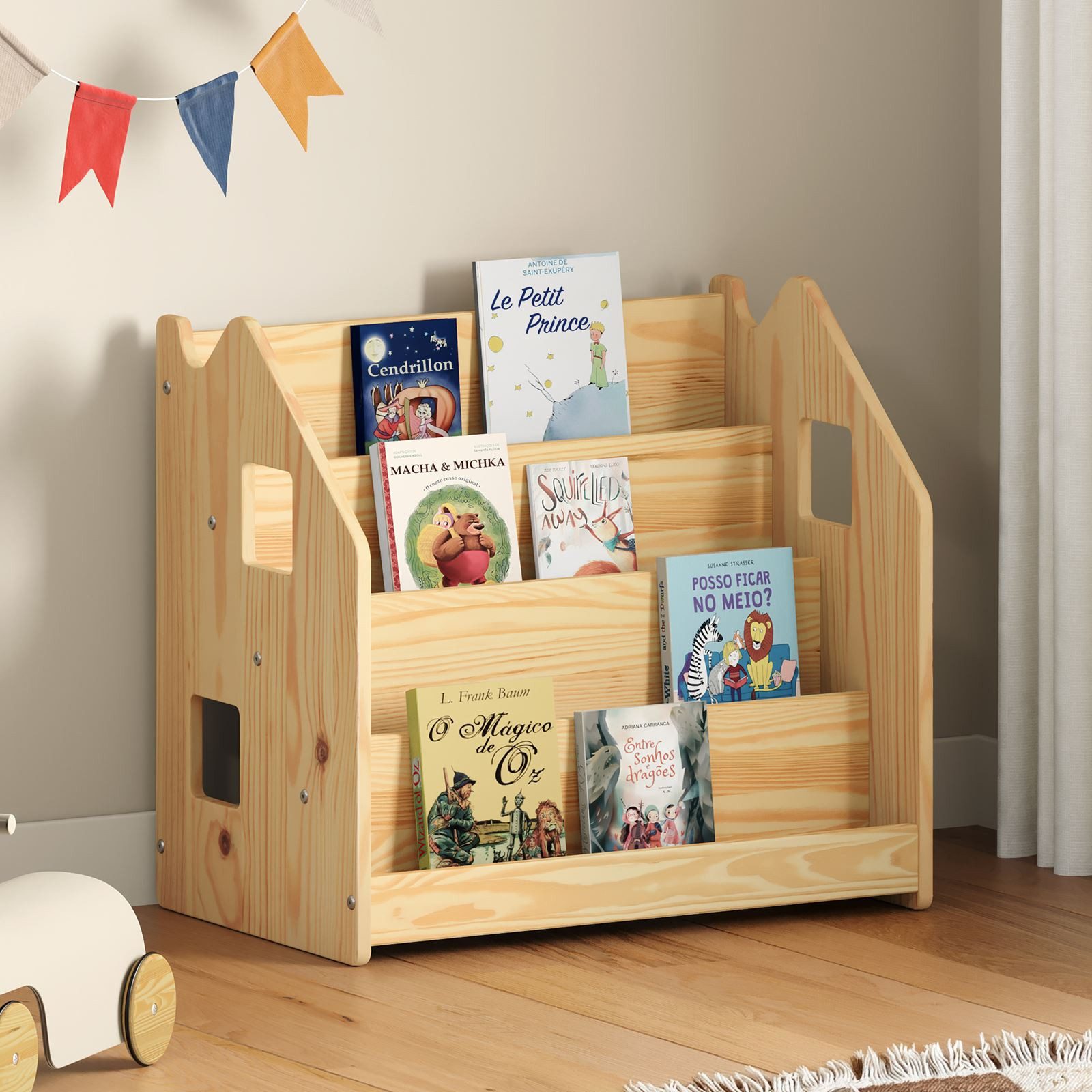 IDIMEX Kinderregal BRUNO, Bücherregal Montessori Kinderregal günstig online kaufen