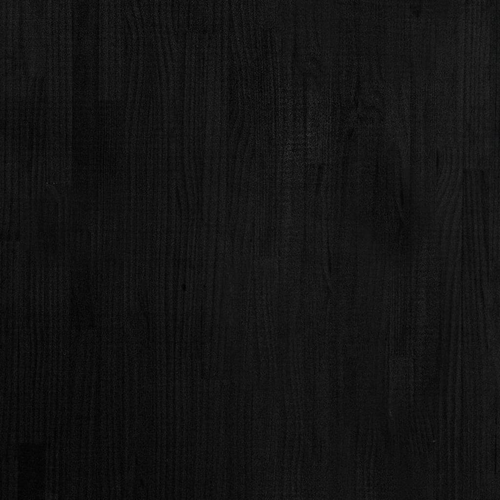 Schwarz Kiefern-Massivholz, 3007031, möbelando aus cm, Bücherregal 30x80x105 in LxBxH: Metall
