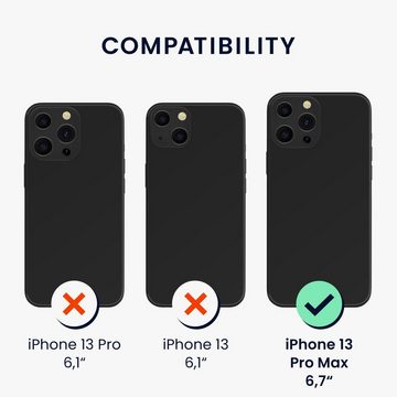 kwmobile Handyhülle Hülle für Apple iPhone 13 Pro Max, TPU Silikon Schutzhülle mit Kameraschutz - Handy Case