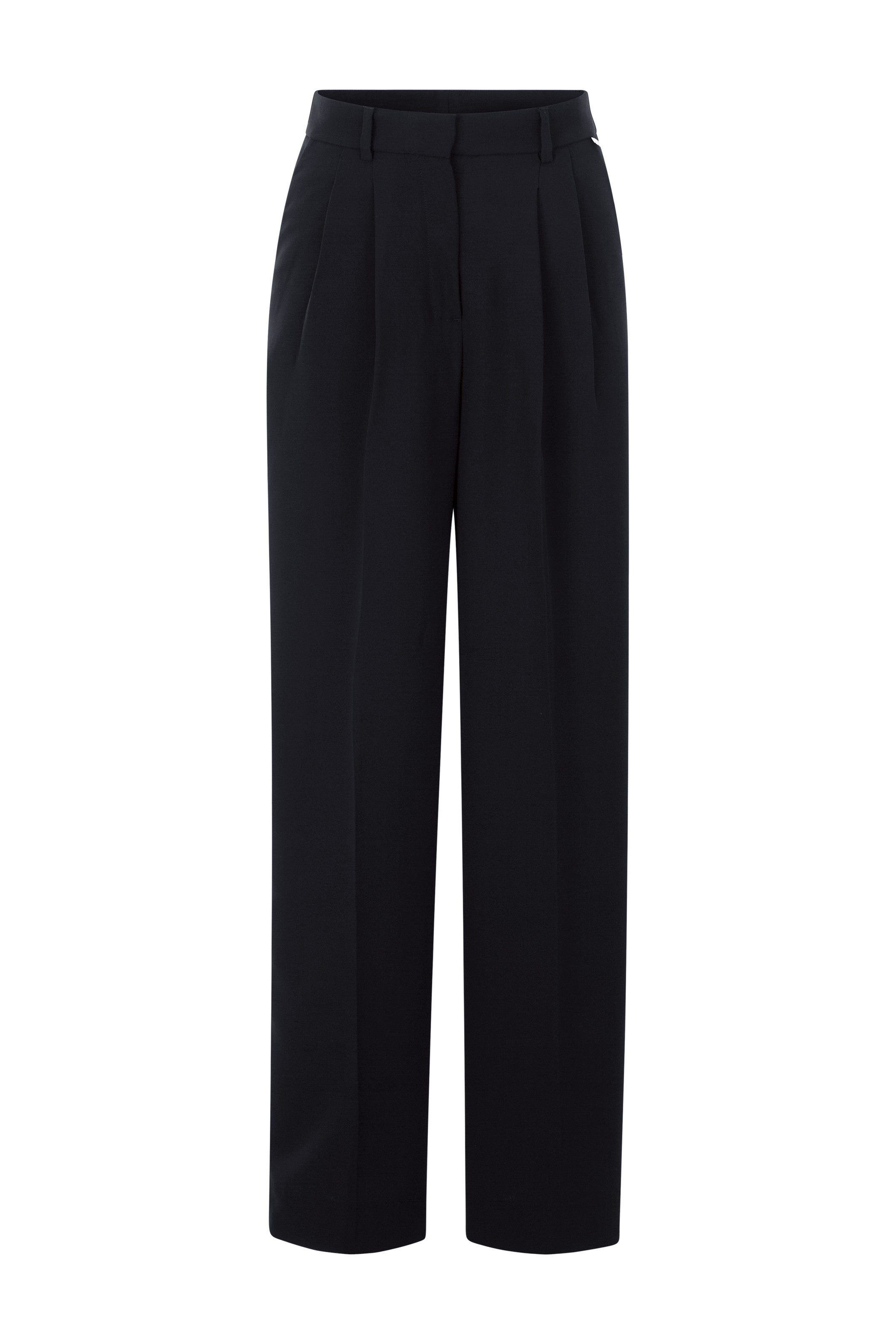 RICHROYAL Bügelfaltenhose Mit Markenlabel über der Tasche