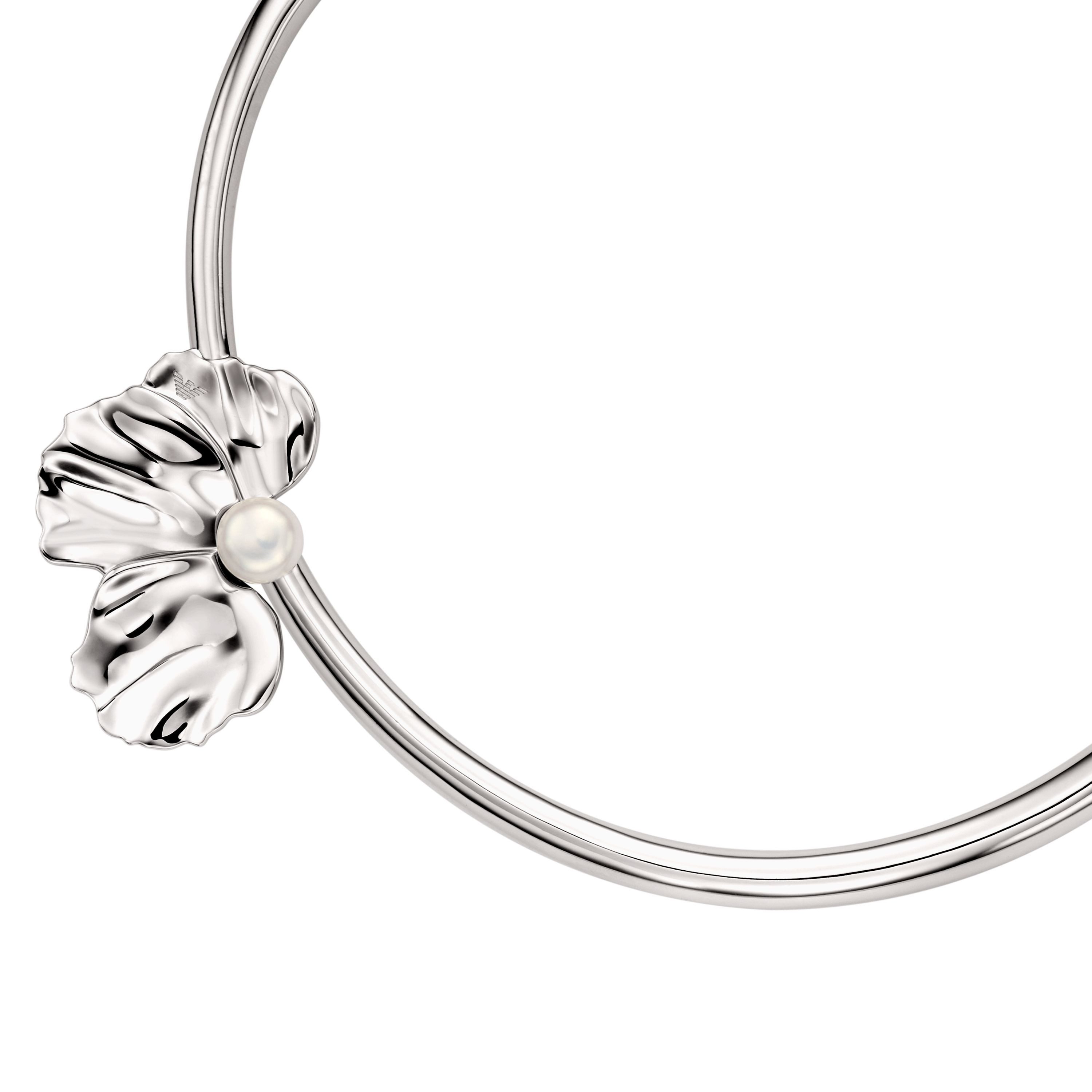 Emporio Armani Halsreif Schmuck Geschenk Metall, mit Süßwasserzuchtperle