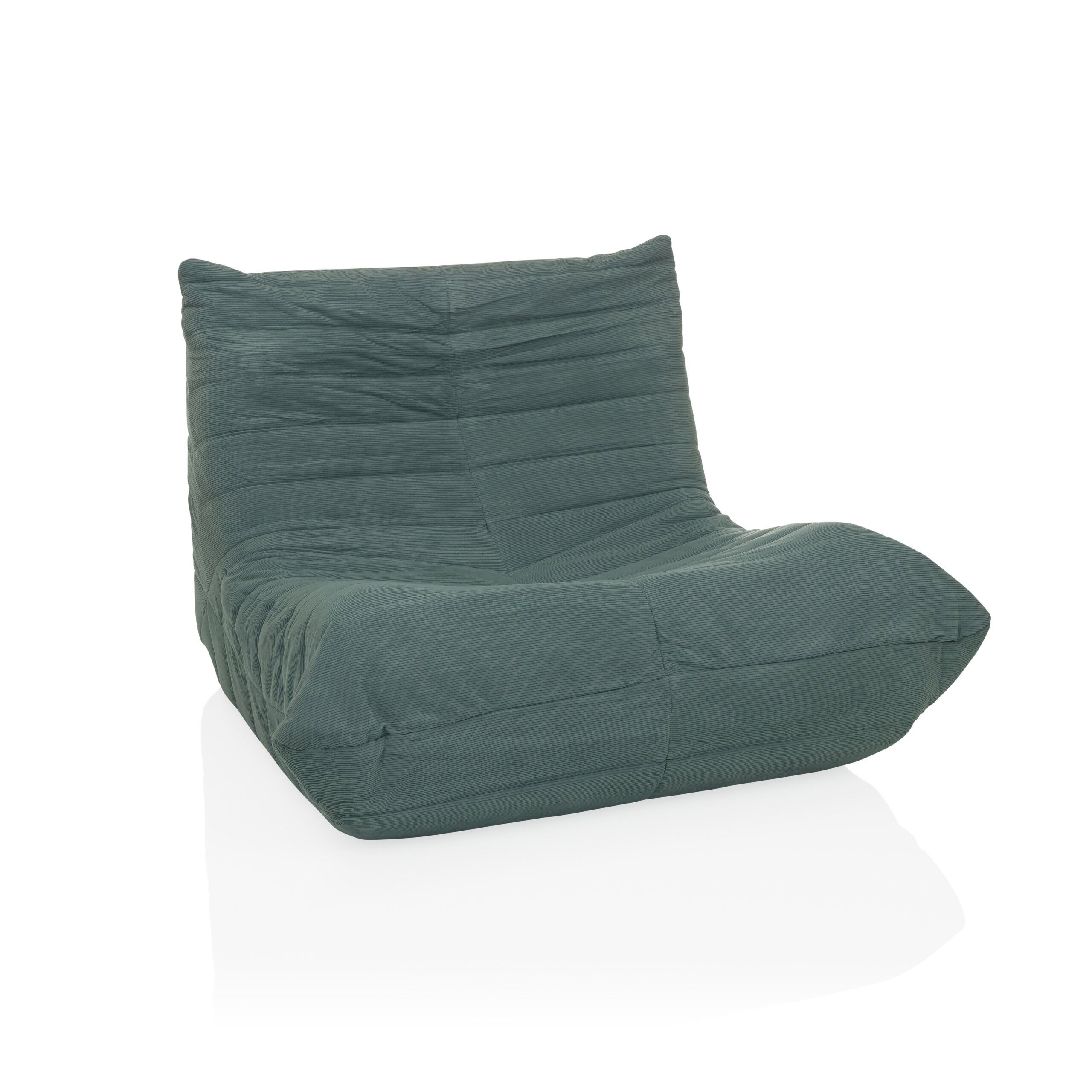 hjh LIVING Loungesessel Sitzolo Polstersessel Stoff 1 St., Bodensofa in Cord-Optik, Sessel Sitzsack Liegesessel für Wohnzimmer
