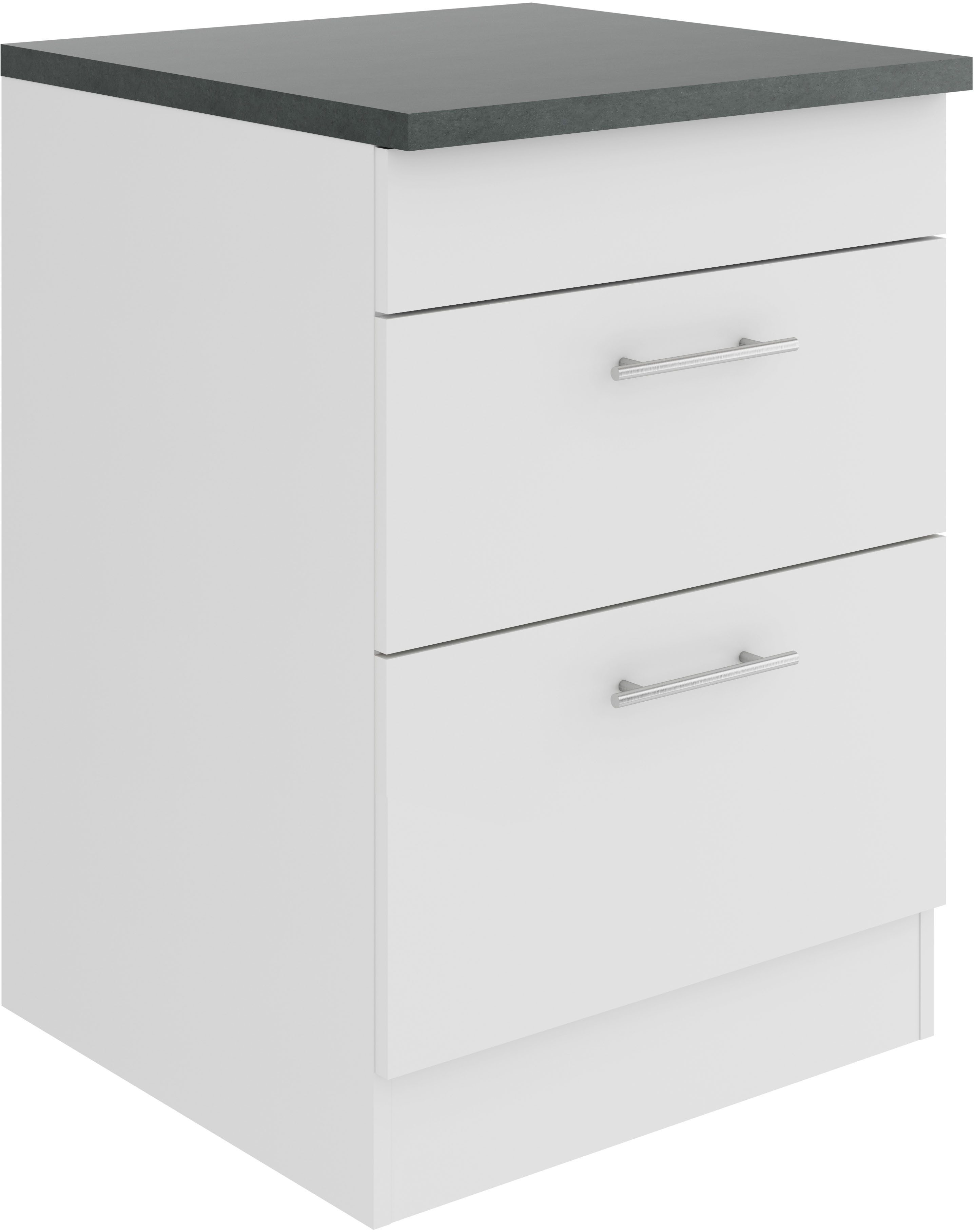 OPTIFIT Kochfeldumbauschrank Bella Breite 60 cm, für Kochfelder, 2 Auszüge