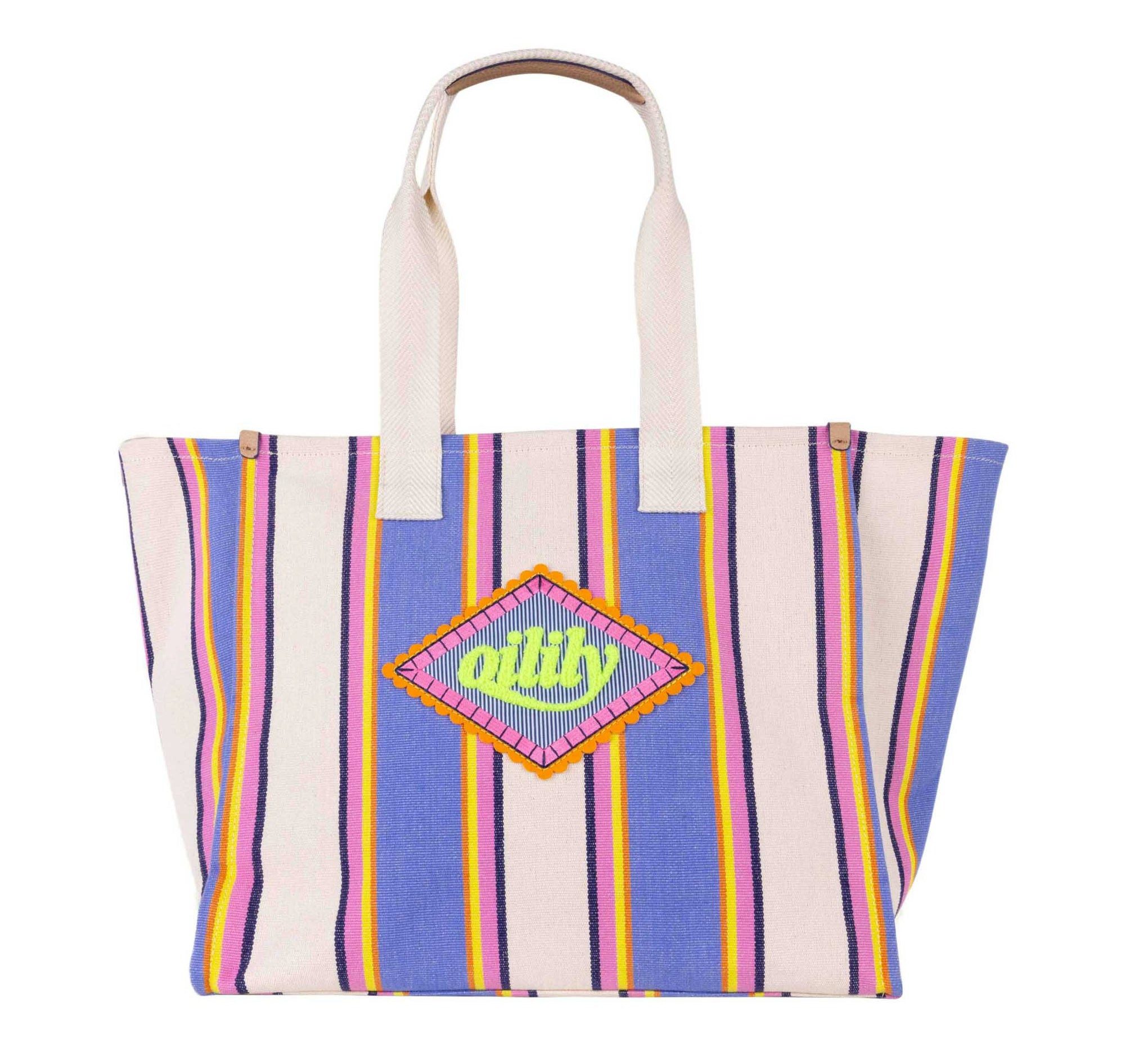 Oilily Shopper Sea Ultramarine Painting