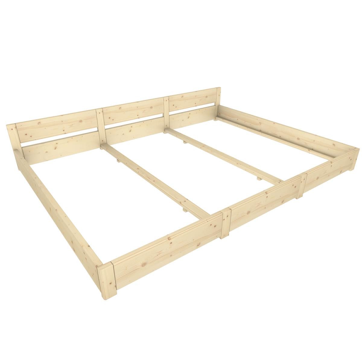 TUGA-Holztech Massivholzbett Familienbett "Familien-Nesterl" 270 200 günstig online kaufen