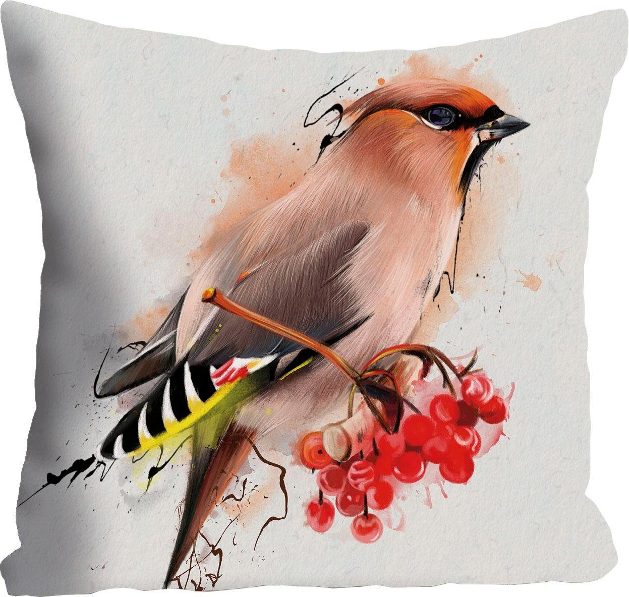 queence Dekokissen »Vogel«, Kissenhülle ohne Füllung, 1 Stück. € 24,03