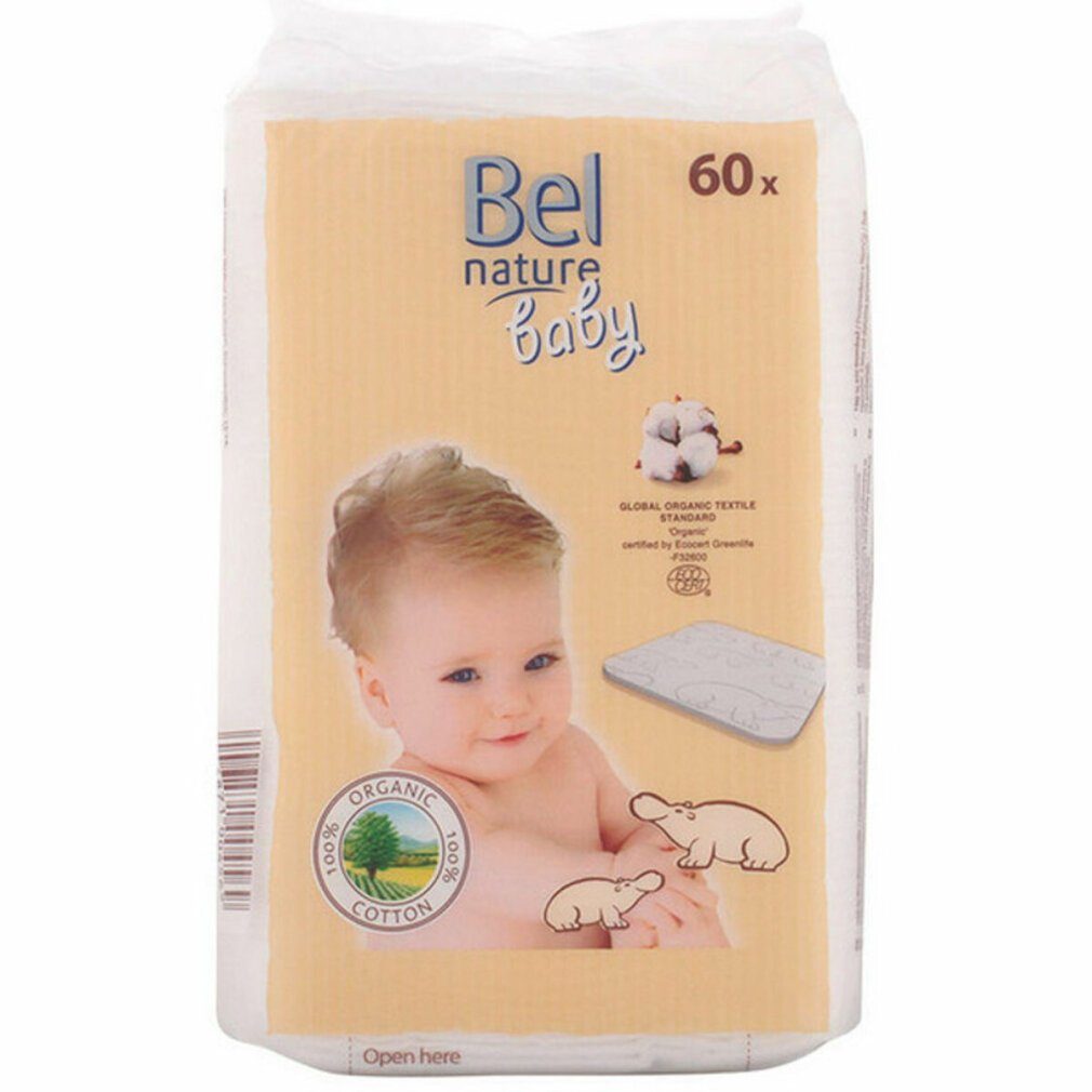 algodón Bel ECOCERT 60 orgánico maxi NATURE pz discos Bademilch bebé 100%