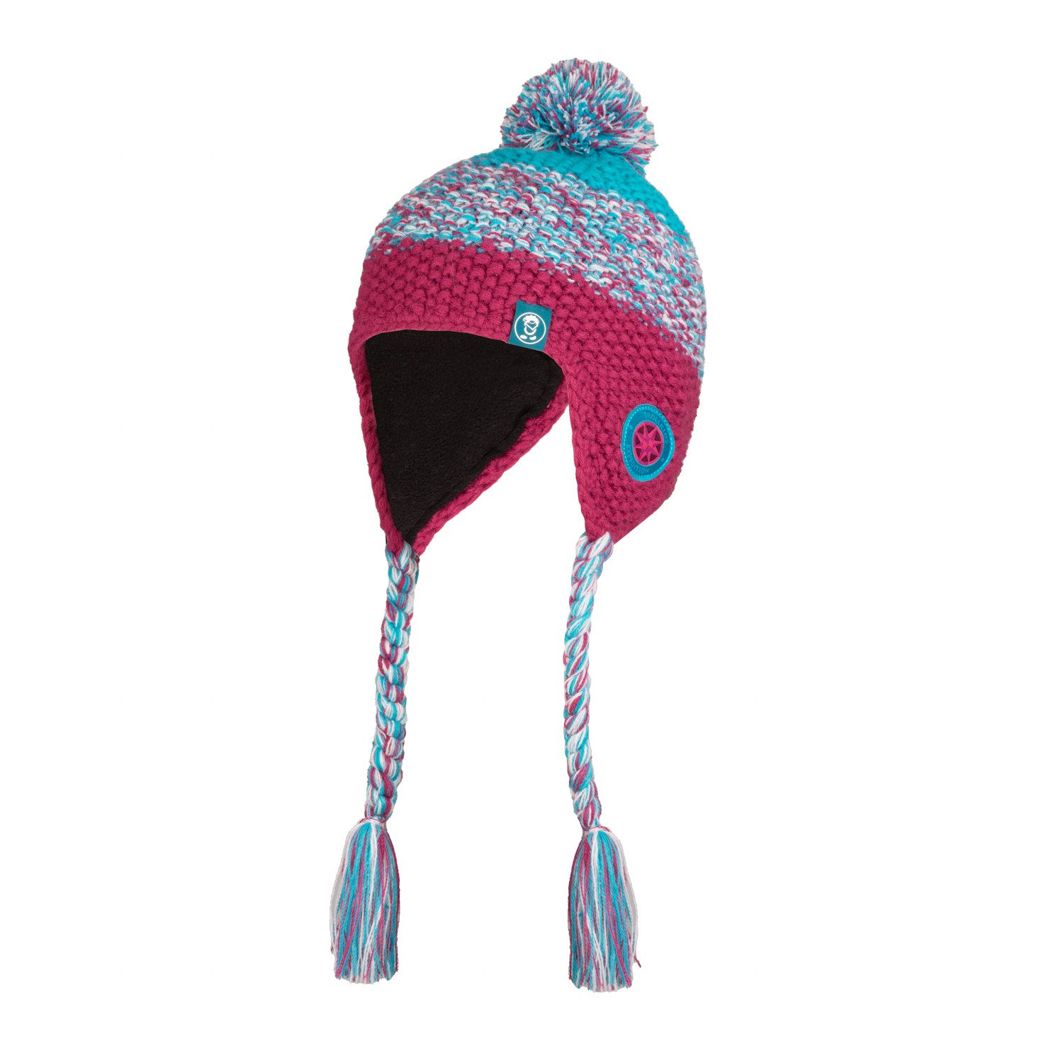 TROLLKIDS Bommelmütze GIRLS BORGUND BOBBLE CAP für Kinder und Jugendliche, mit Bommel, sportlicher Stil, wärmend