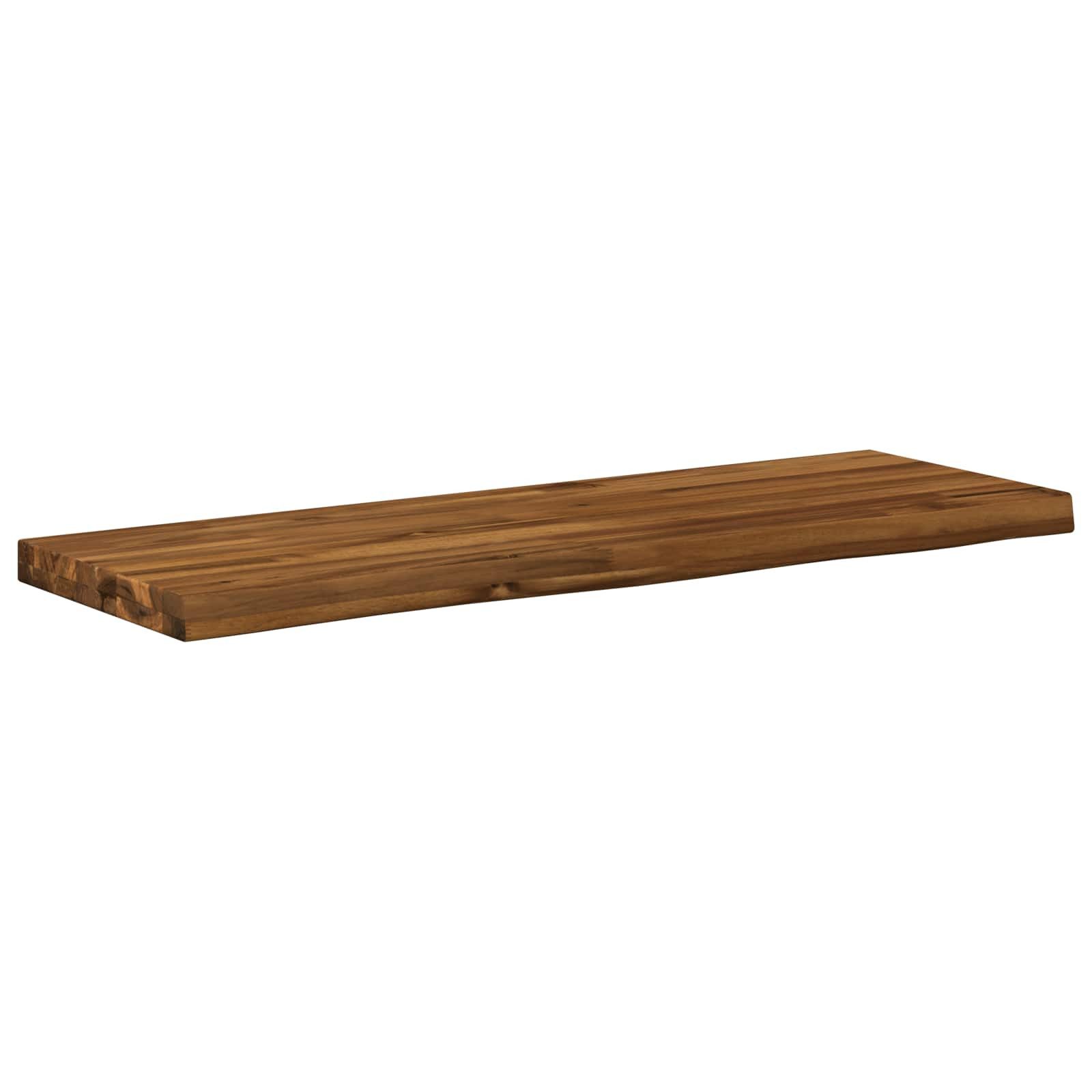 vidaXL Tischplatte Rechteckige Tischplatte 90 x 50 x 3,5 cm Rechtwinklig Natur (1 St)