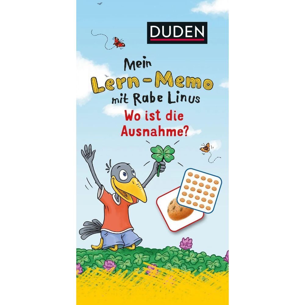 Duden Spiel Mein Lern-Memo mit Rabe Linus - Wo ist die Ausnahme?