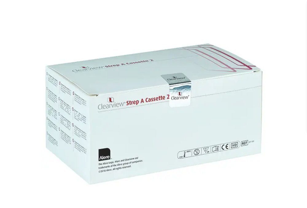 Streptokokken-Schnelltest Clearview Strep A Kassettentest