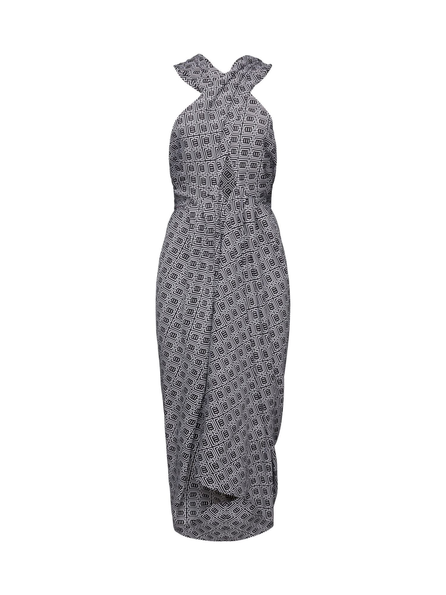 Esprit Strandkleid Wandelbares Kleid im Sarong-Stil mit Print