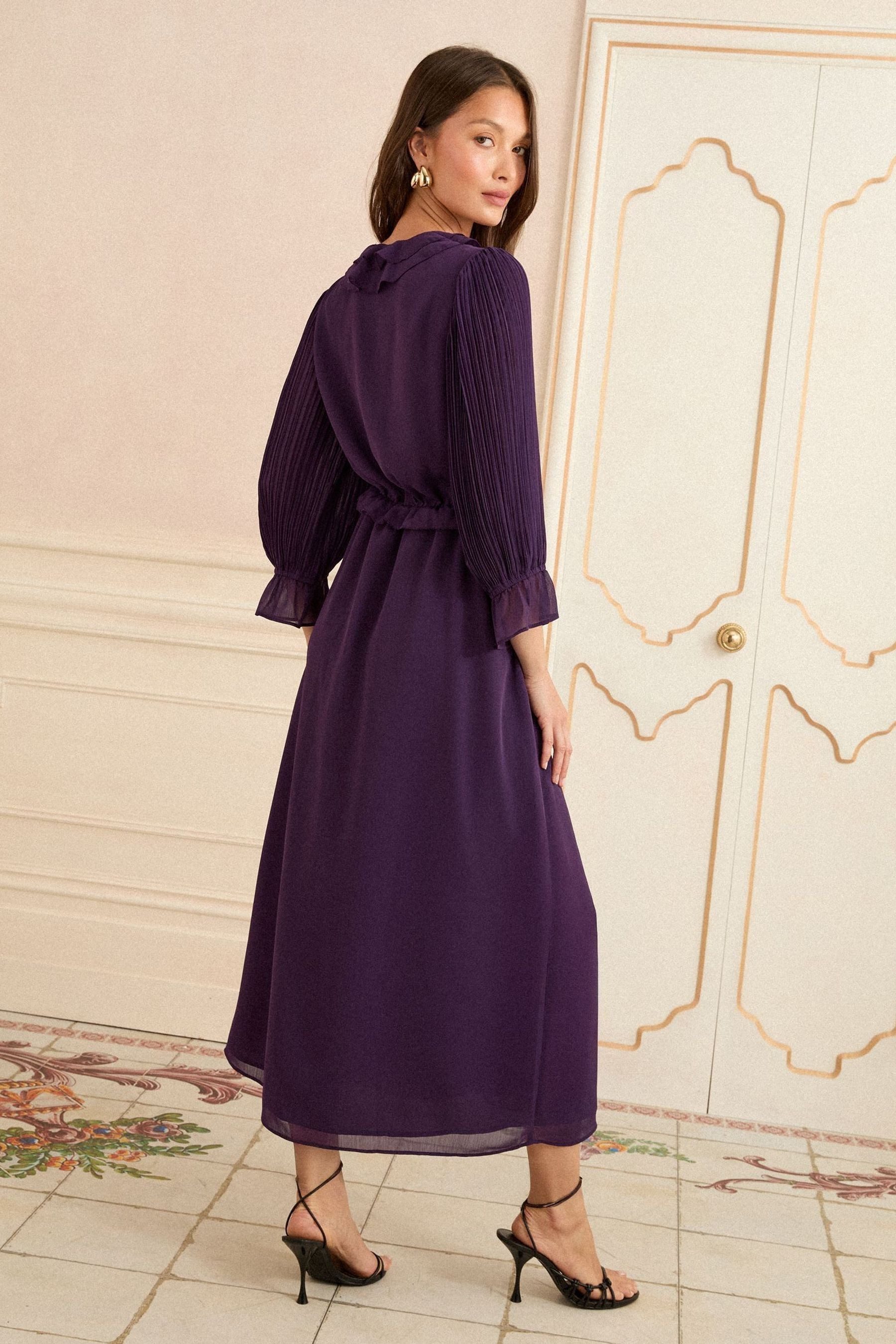 Love & Roses Midikleid Love & Roses Midikleid mit Falten, Regular (1-tlg) günstig online kaufen