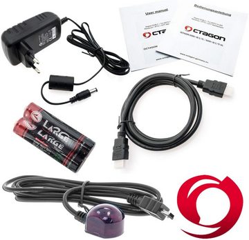 OCTAGON SX88+ SE WL H.265 HD Mini Hybrid-Receiver C/T2 + Smart IPTV Box Kabel-Receiver