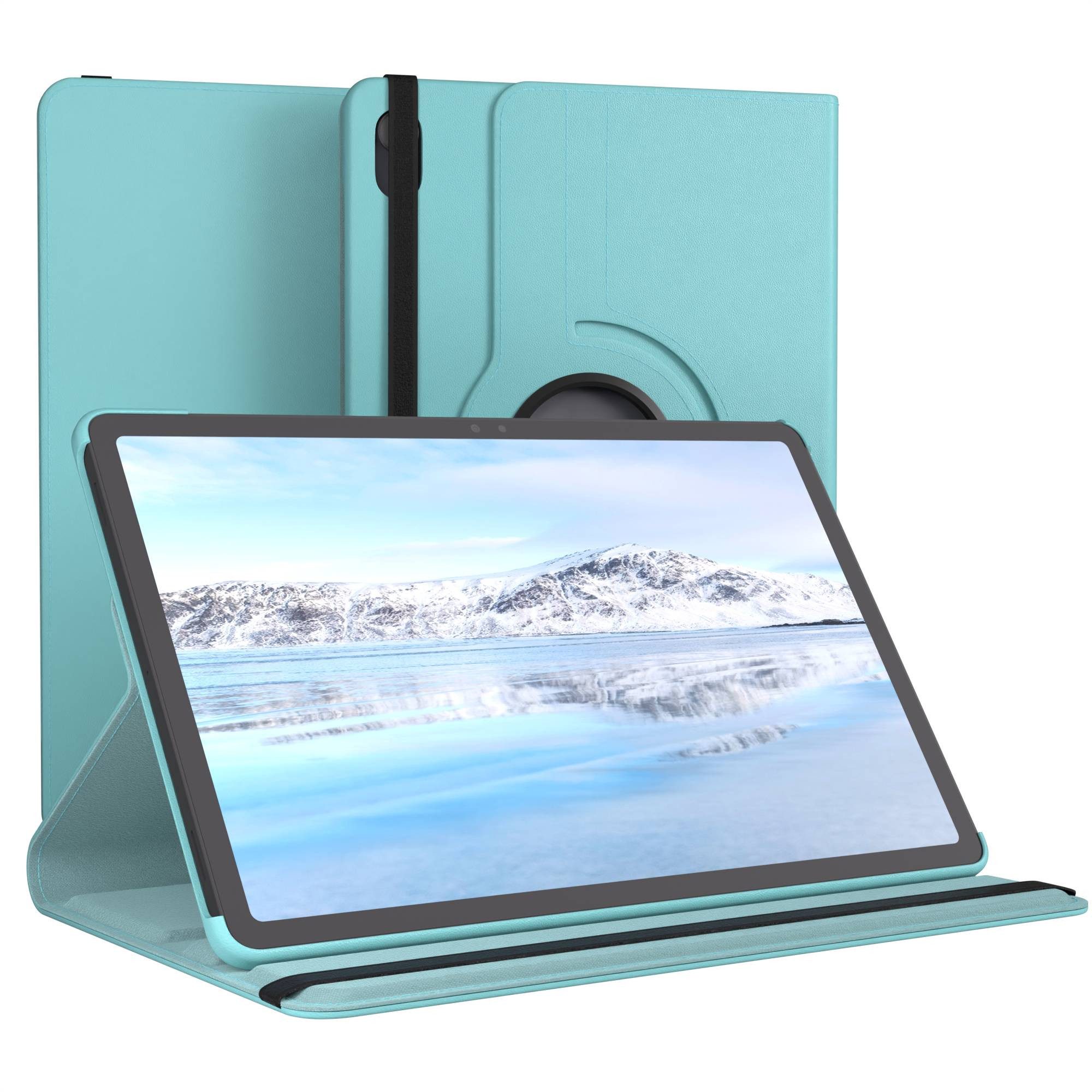 EAZY CASE Tablet-Hülle Rotationcase für Samsung Galaxy Tab S11 11 Zoll, Schutzasche für Tablets Flipcase Hülle Kratzschutz Displayschutz Blau