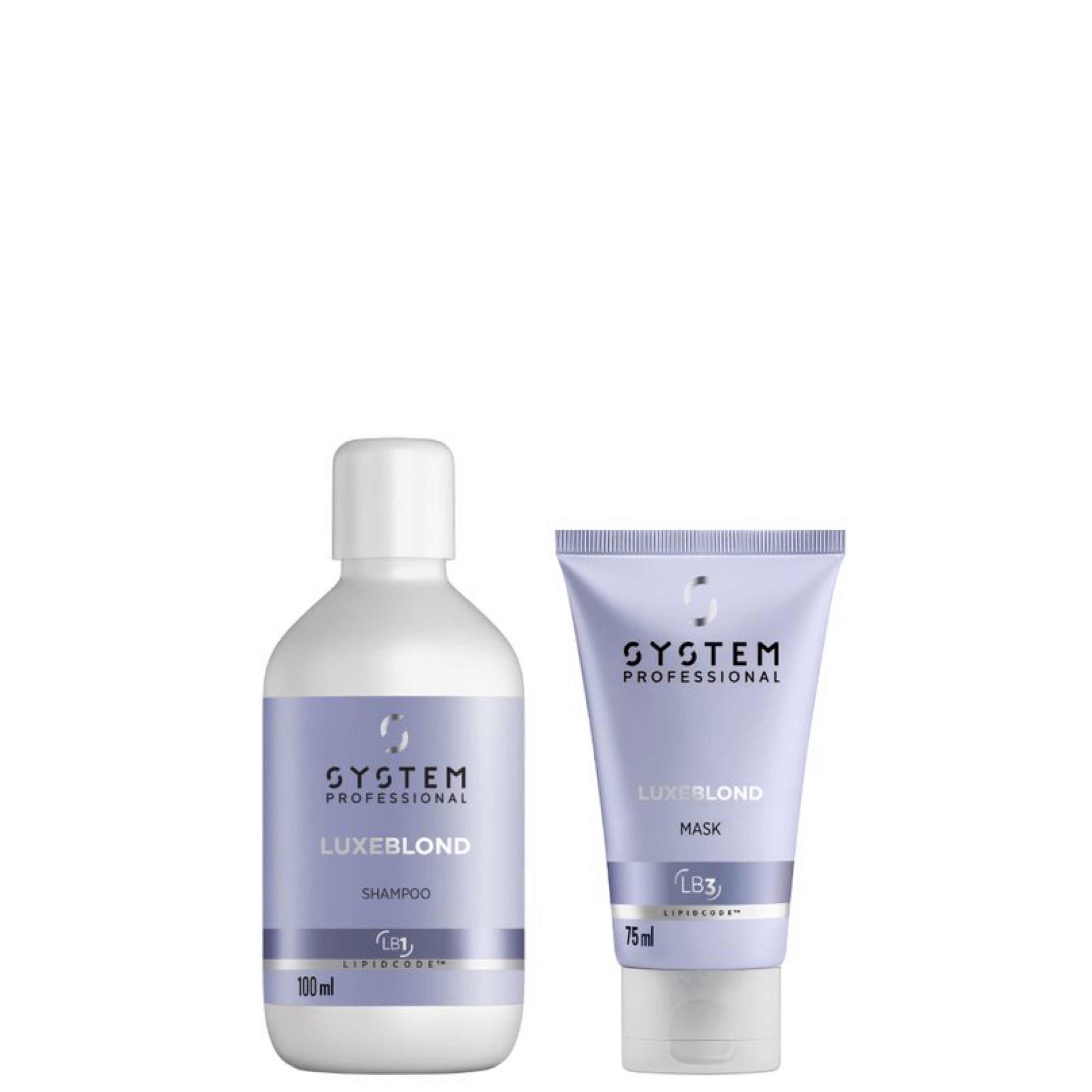 System Professional Haarpflege-Set LipidCode LuxeBlond Reiseset, 2-tlg.