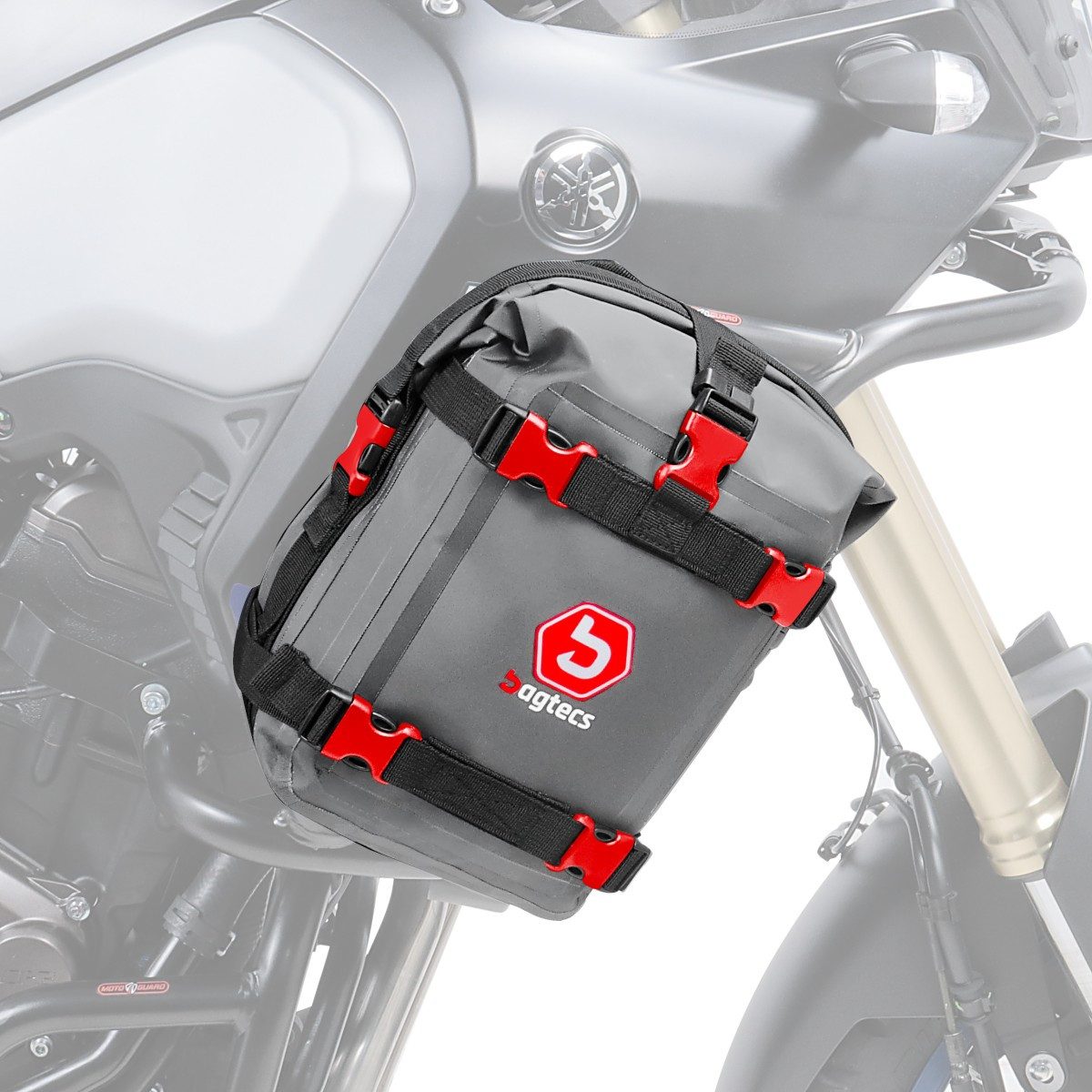 Bagtecs Rahmentasche Sturzbügeltasche für Schutzbügel Motorrad # G3R 6 Liter
